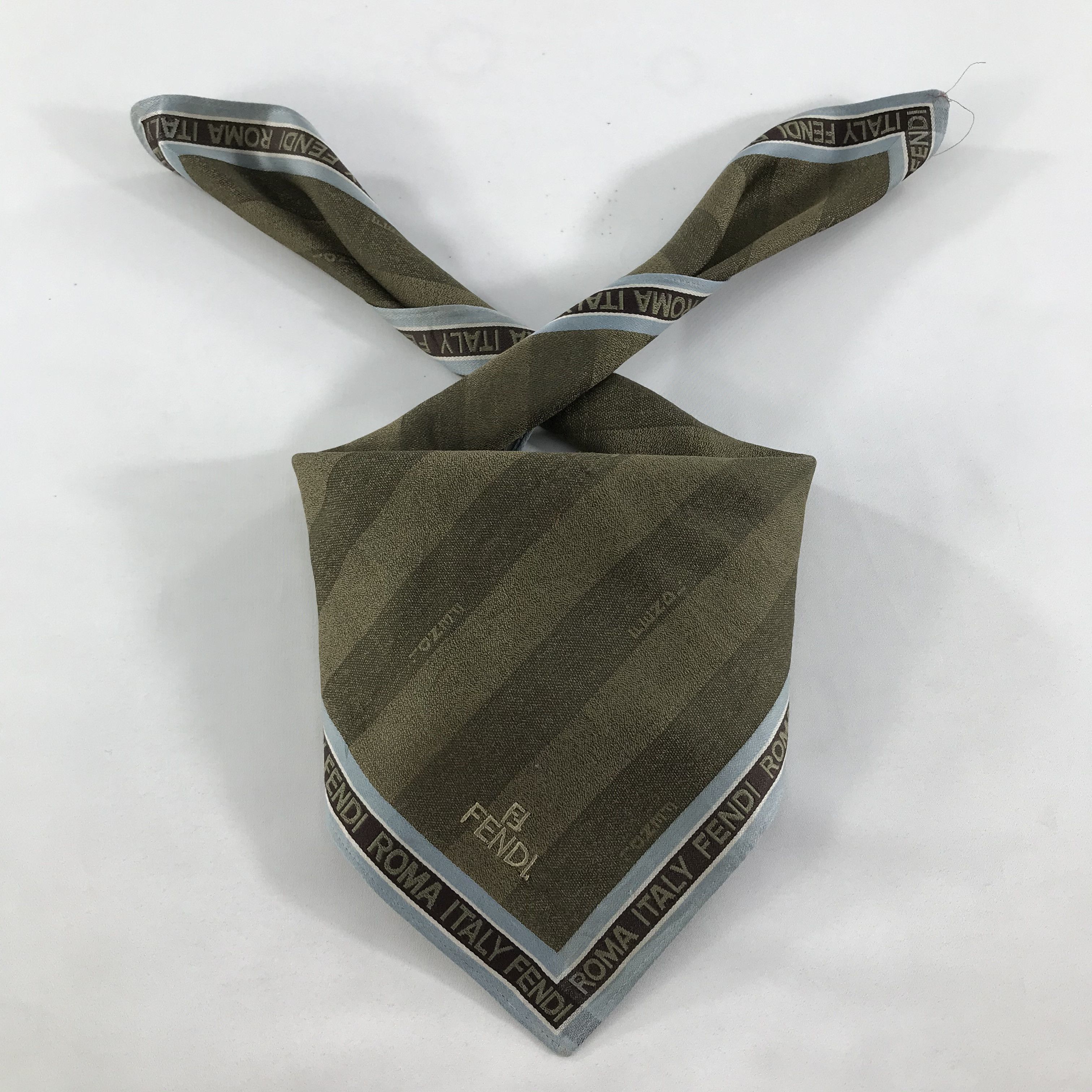 Vintage Vintage Fendi Bandana / Handkerchief / Neckerchief - S1609 Size ONE SIZE - 3 Thumbnail