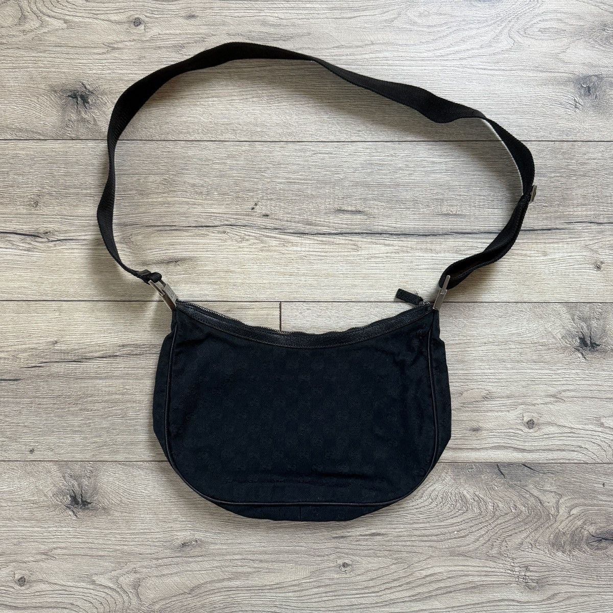 Gucci Shoulder Bag in Black with Monogram