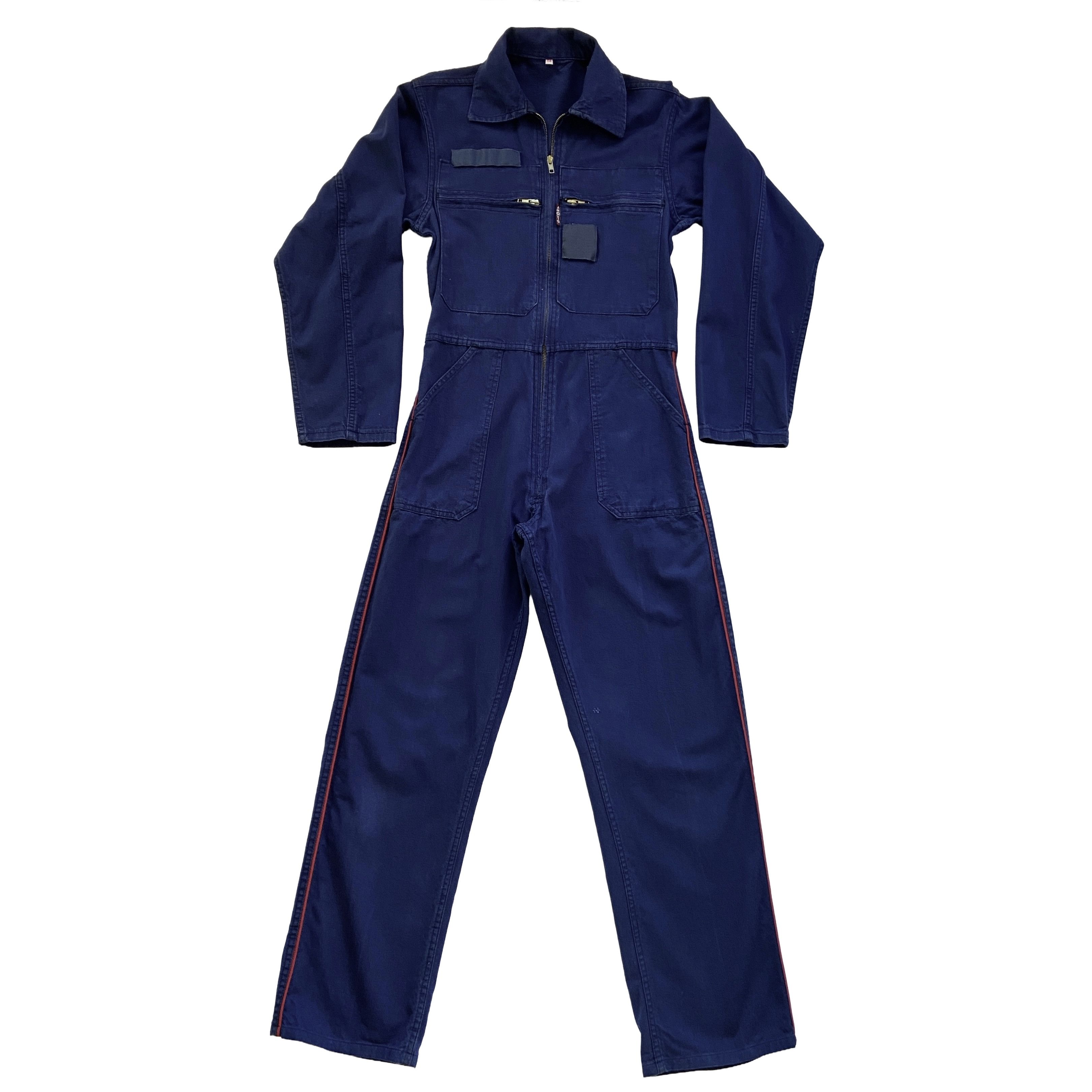 Other VINTAGE JUMPSUIT FLIGHT SUIT COVERALLS WORKWEAR BLUE Size 26" / US 2 / IT 38 - 1 Thumbnail
