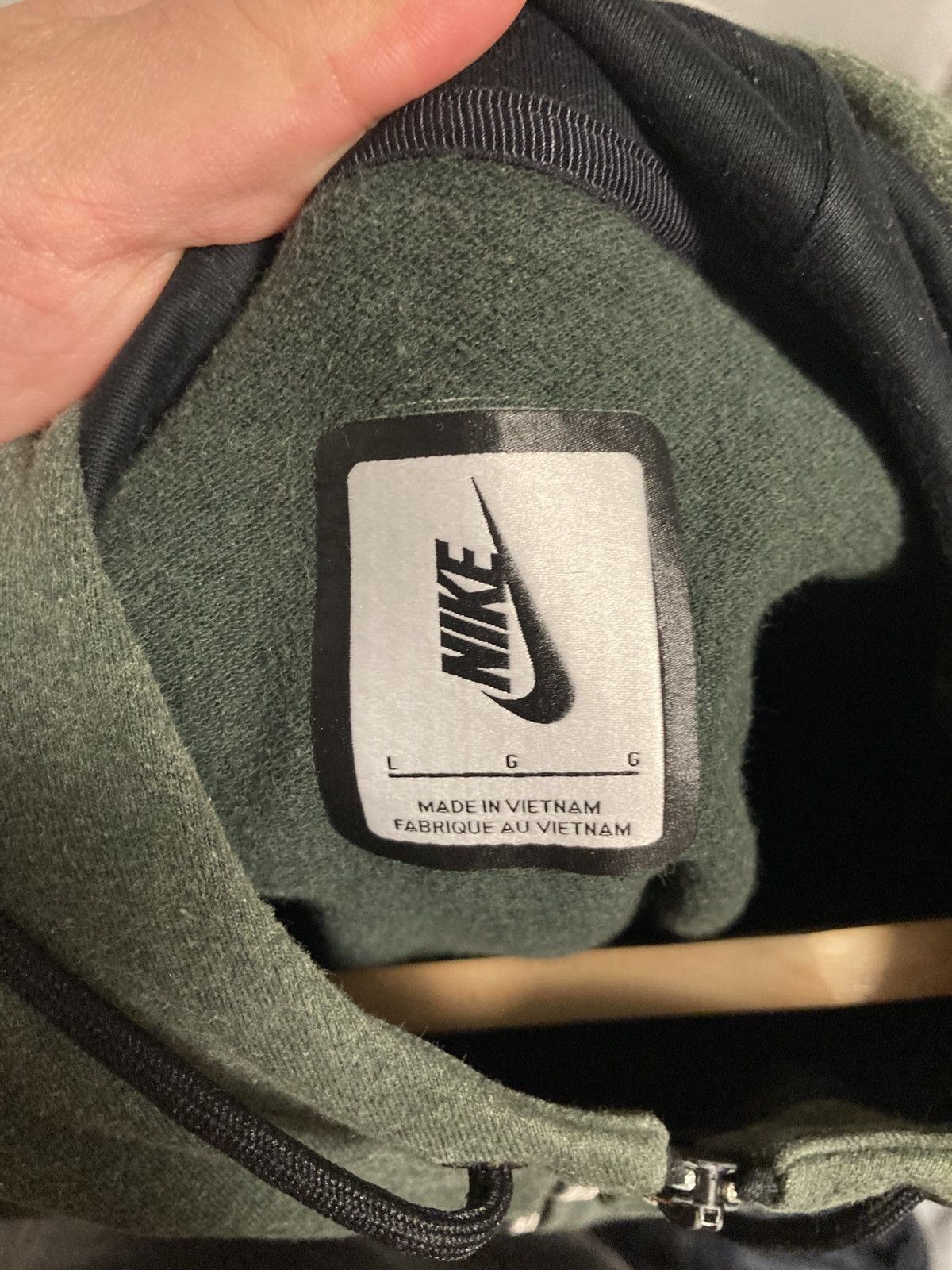 Nike Nike NikeLab Full Zip Fleece Men's Jacket green Size Size US L / EU 52-54 / 3 - 3 Thumbnail