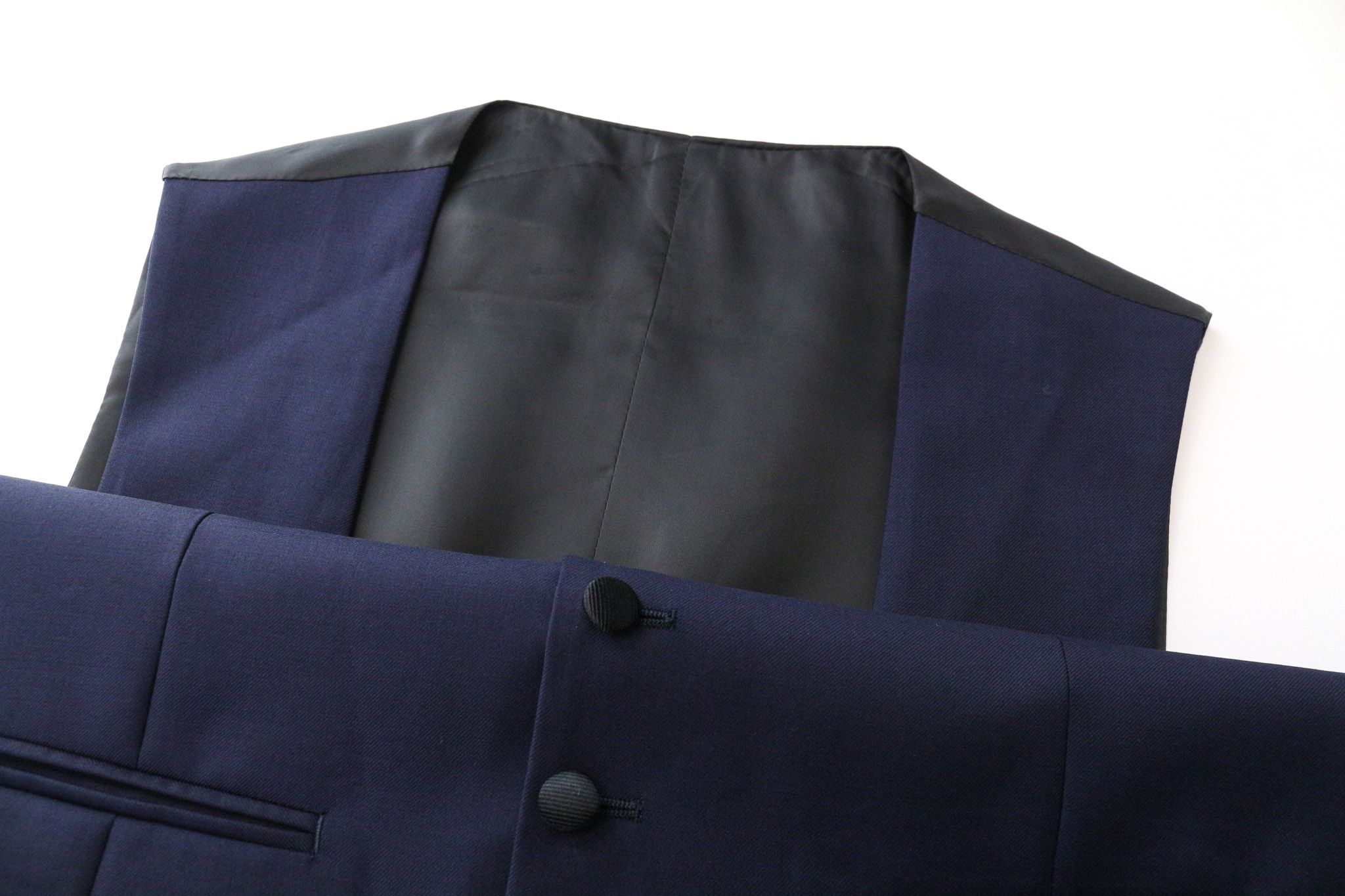 Suitsupply U-NECK UK38R Wool Blue 2 Piece Suit 75760 Size 38R - 7 Thumbnail