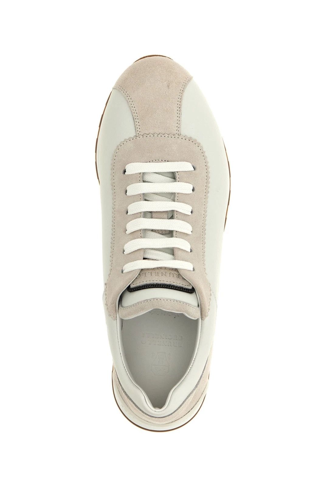 Brunello Cucinelli BRUNELLO CUCINELLI Beige Suede Runners New Authentic Size US 7 / IT 37 - 4 Thumbnail