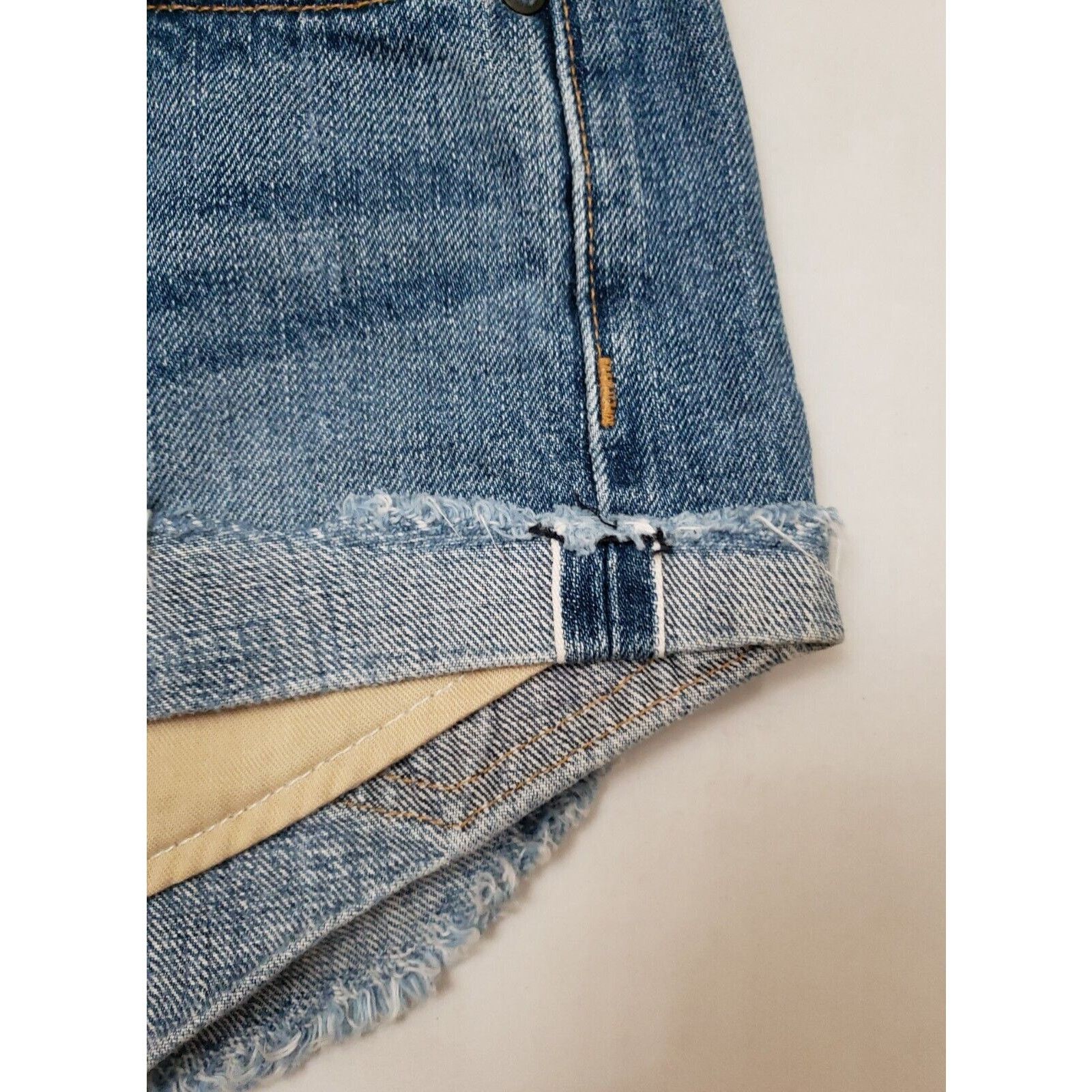 Rag & Bone Rag & Bone Marilyn Fly Denim Cut Off Short In Weston 24 W 26 Size 24" / US 00 / IT 34 - 5 Thumbnail