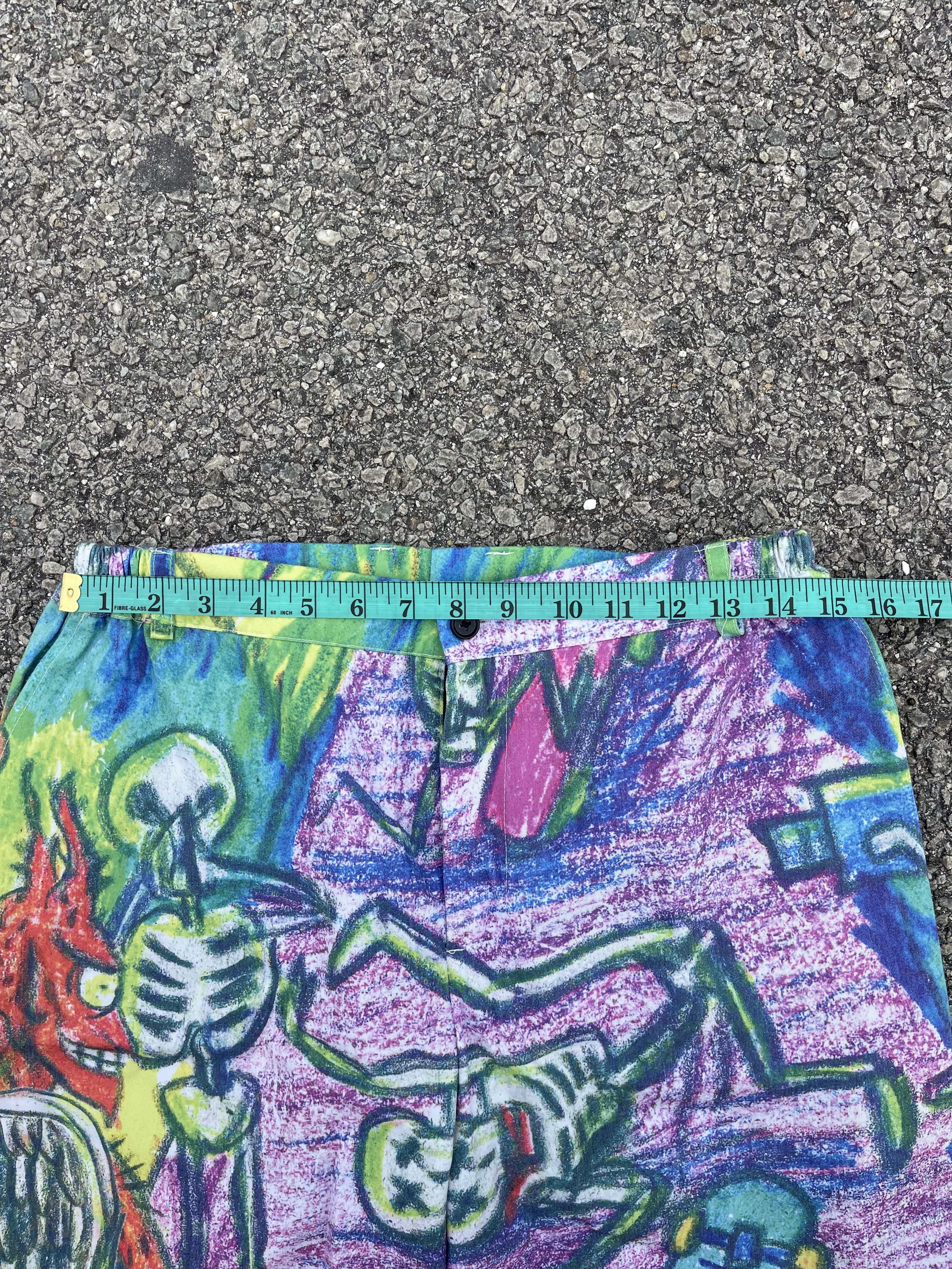 Nirvana “Skull Skater” Fullprint OVP Artwork Trouser Baggy Size US 30 / EU 46 - 8 Thumbnail