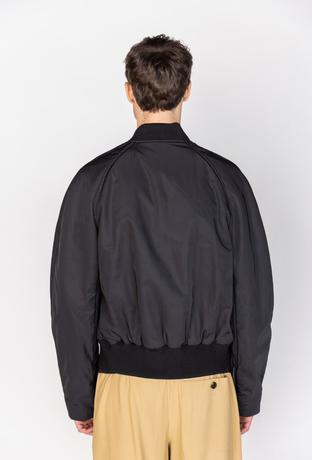 Dries Van Noten Last Size Dries Van Noten Black Zip-Up Bomber Size US XL / EU 56 / 4 - 5 Thumbnail