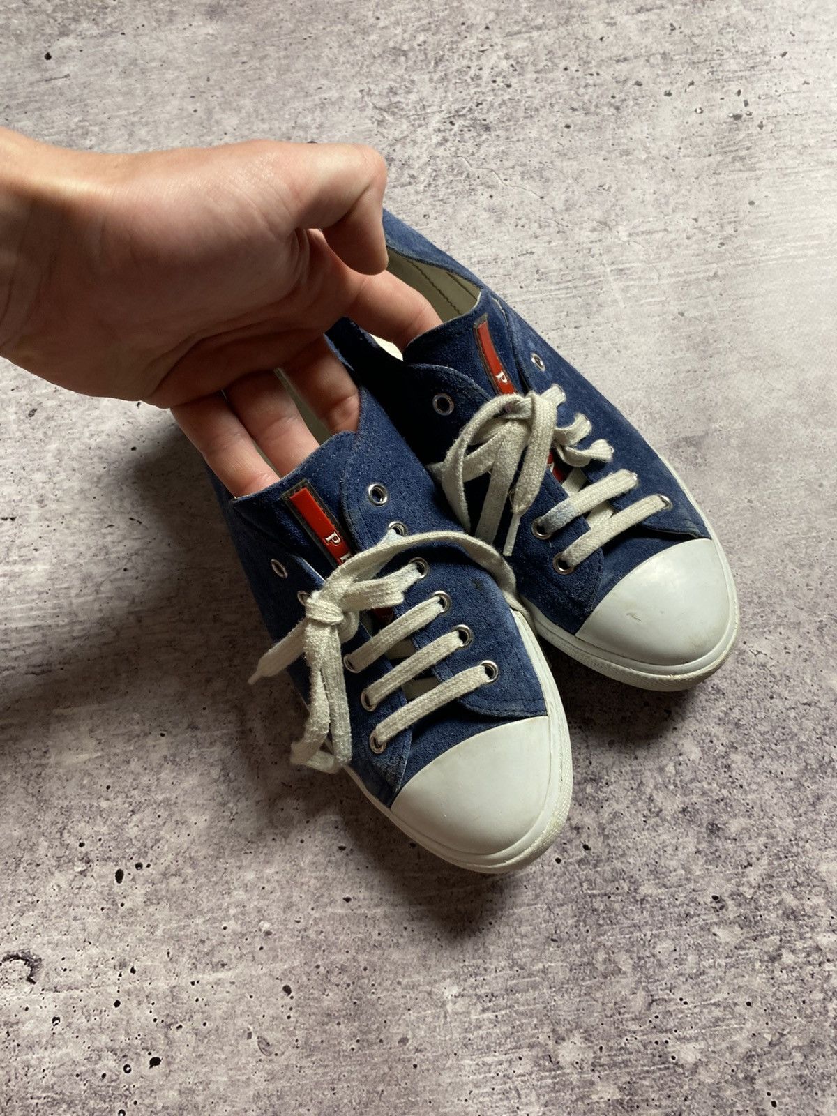 Prada Vintage Prada Red Tab Sneakers Size US 6.5 / EU 39-40 - 7 Thumbnail