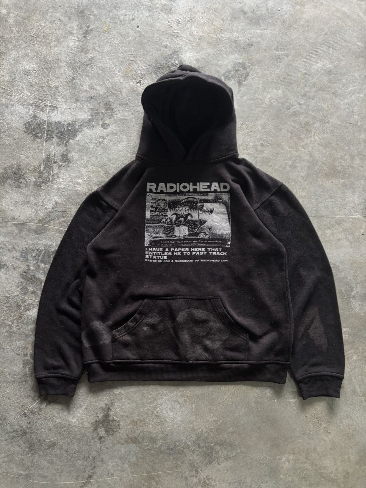 Band Tees vintage RADIOHEAD sunfaded distressed bleach boxy style erd Size US L / EU 52-54 / 3 - 1 Thumbnail