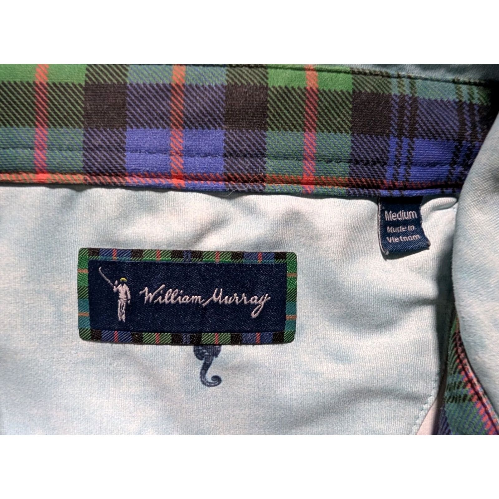 Vintage William Murray Polo Shirt Ocean Seahorses AOP Performance Golf Green Men's M Polo Shirt Ocean Seahorses AOP Golf Green Men's M Size US M / EU 48-50 / 2 - 3 Thumbnail
