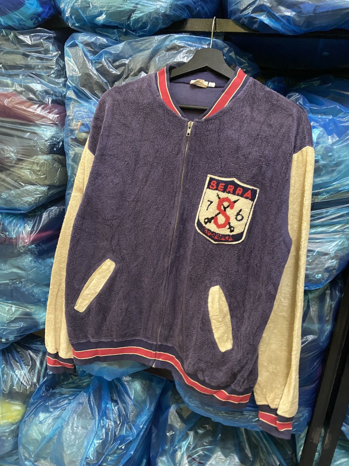 Japanese Brand Vintage Pearl Diver Serra Varsity Jacket - 1970s Style Size US M / EU 48-50 / 2 - 2 Thumbnail