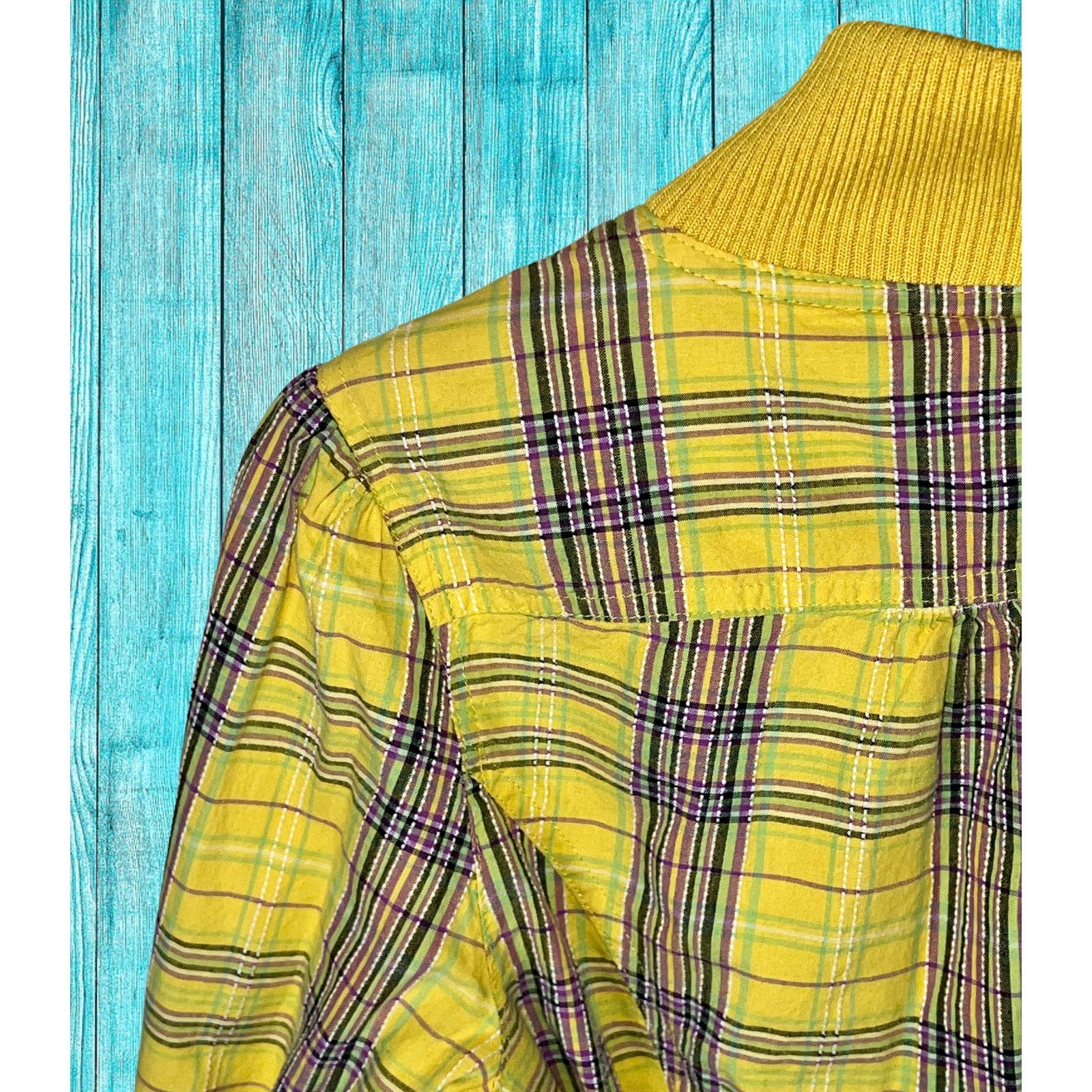 Forever 21 Forever 21 Yellow Button Jacket Blazer Size L / US 10 / IT 46 - 10 Thumbnail