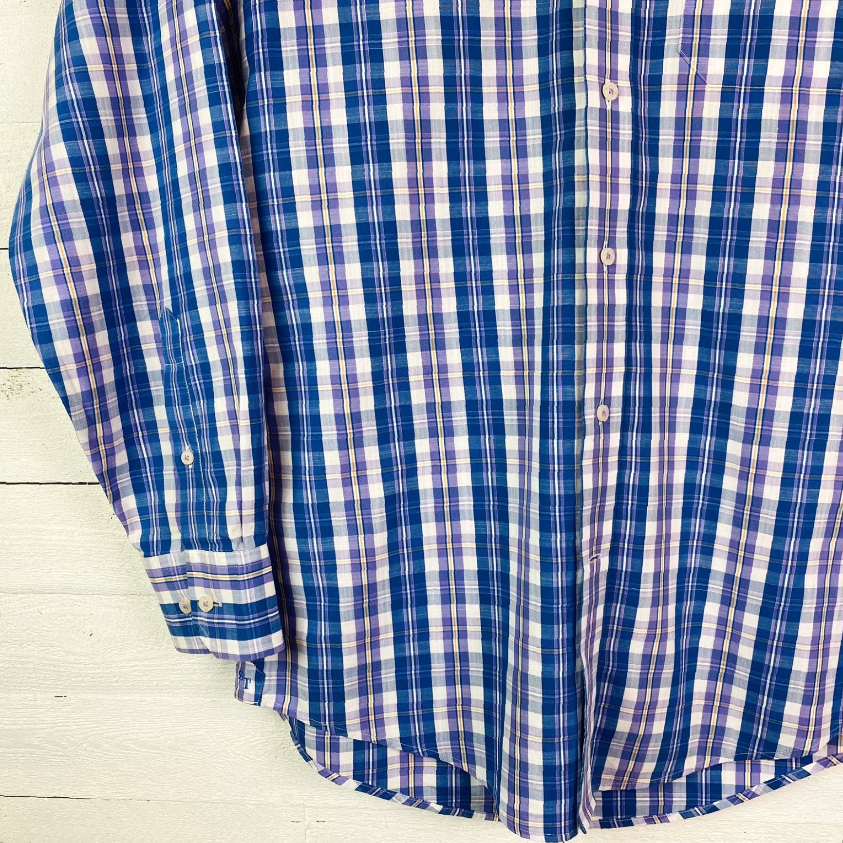 Southern Tide VINTAGE Southern Tide Mens Shirt Small Long Sleeve Blue Plaid Classic Fit Button Up Size US S / EU 44-46 / 1 - 3 Thumbnail