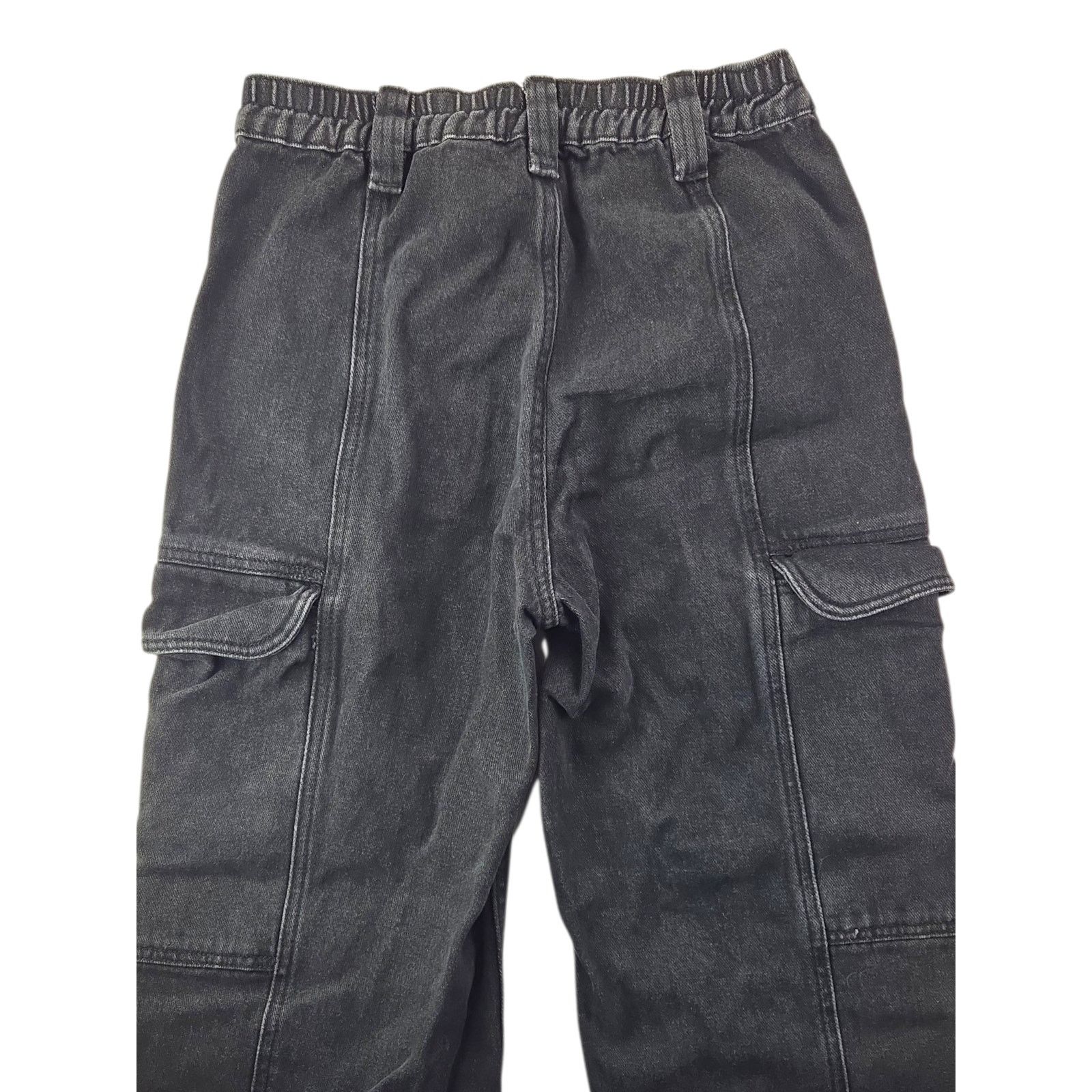 Pacsun Pacsun | Black Elastic Waist Cargo Jeans | Size Small Size 28" / US 6 / IT 42 - 5 Thumbnail