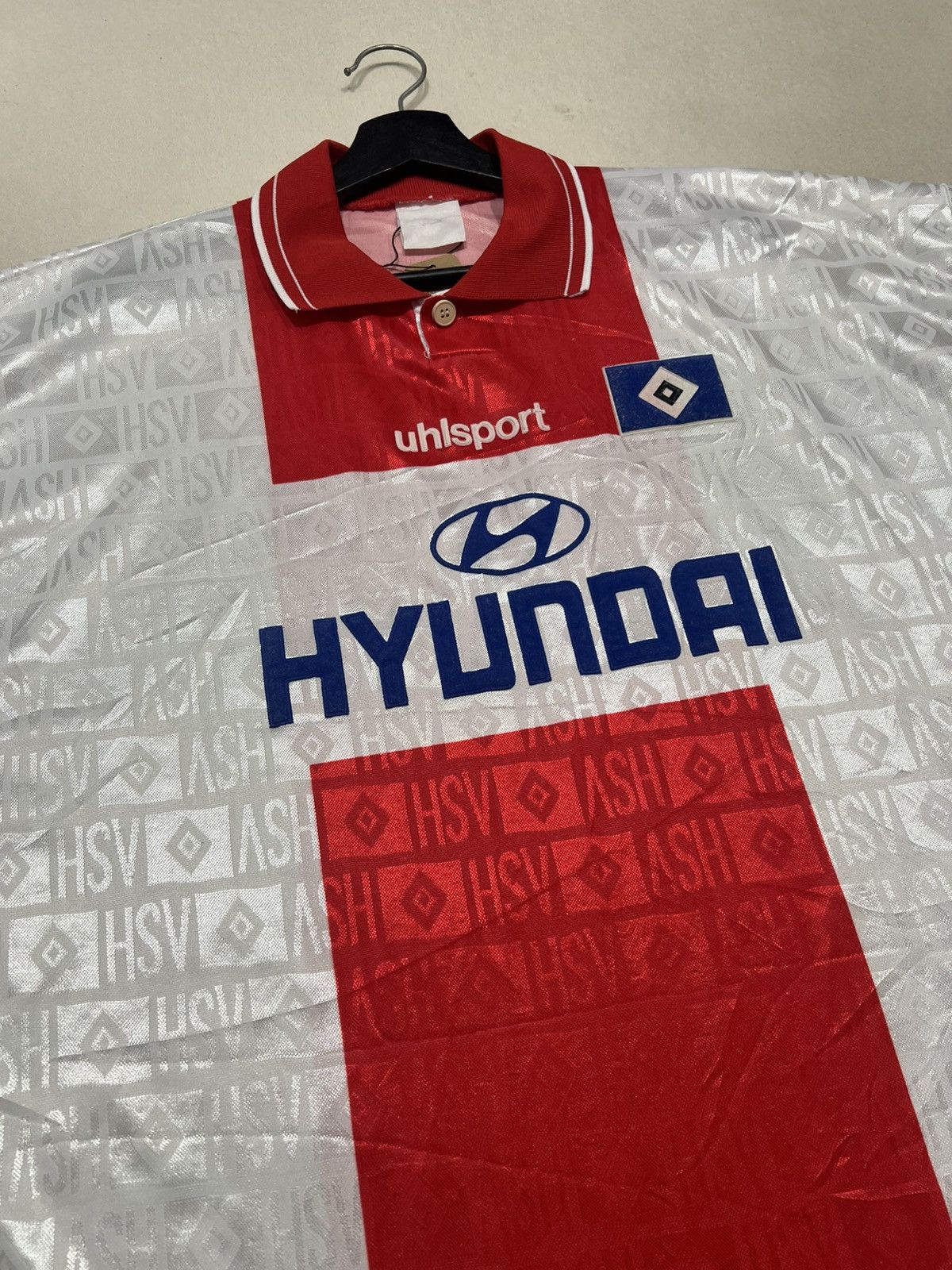 Other Hamburger SV 1997 Unisport Home Jersey Size US XL / EU 56 / 4 - 2 Thumbnail