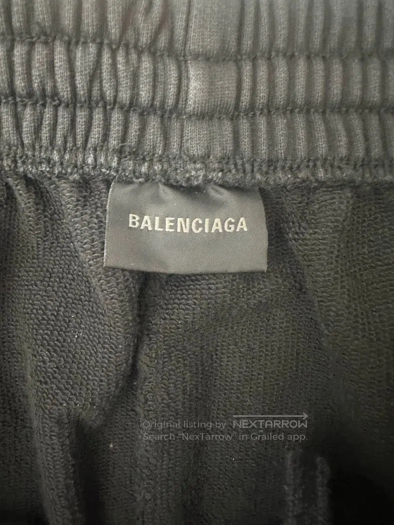 Balenciaga Balenciaga Black Logo Embroidered Pants. Size US 28 / EU 44 - 2 Thumbnail