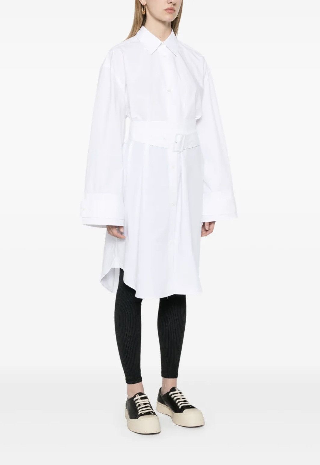 JW Anderson JW Anderson Double Wrap Belted Shirt Dress Size S / US 4 / IT 40 - 4 Thumbnail