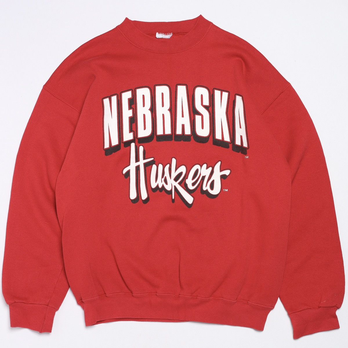 NCAA Vintage Huskers Nebraska Red Sweatshirt Size US L / EU 52-54 / 3 - 1 Thumbnail
