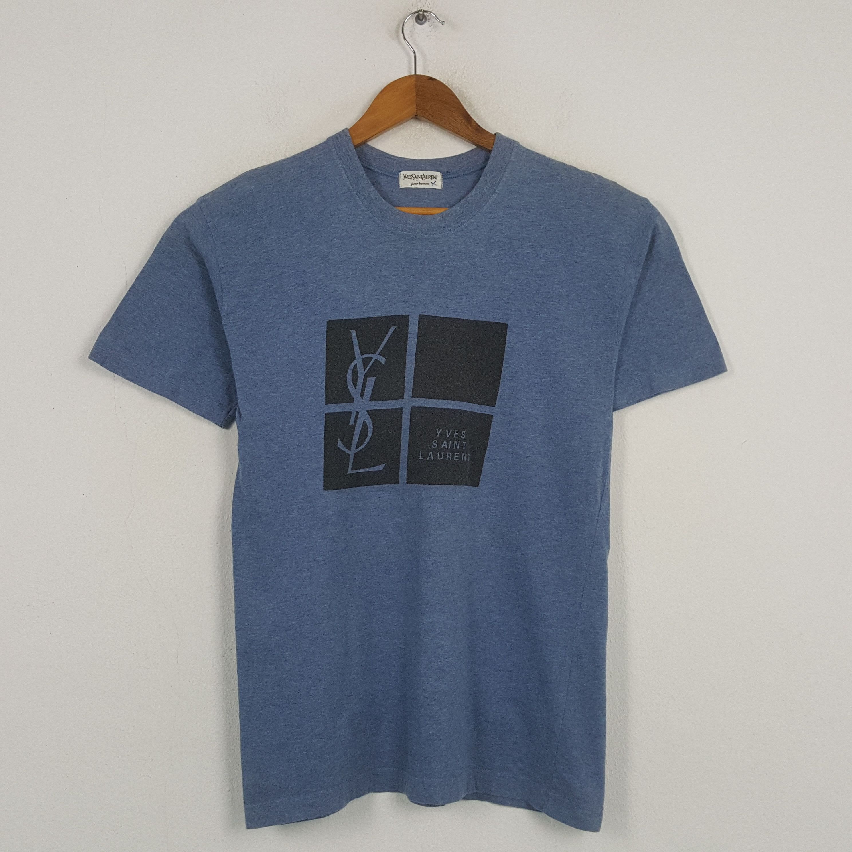 Vintage × Yves Saint Laurent Vintage Yves Saint Laurent Italian Brand T-shirt C294N15 Size US S / EU 44-46 / 1 - 1 Thumbnail