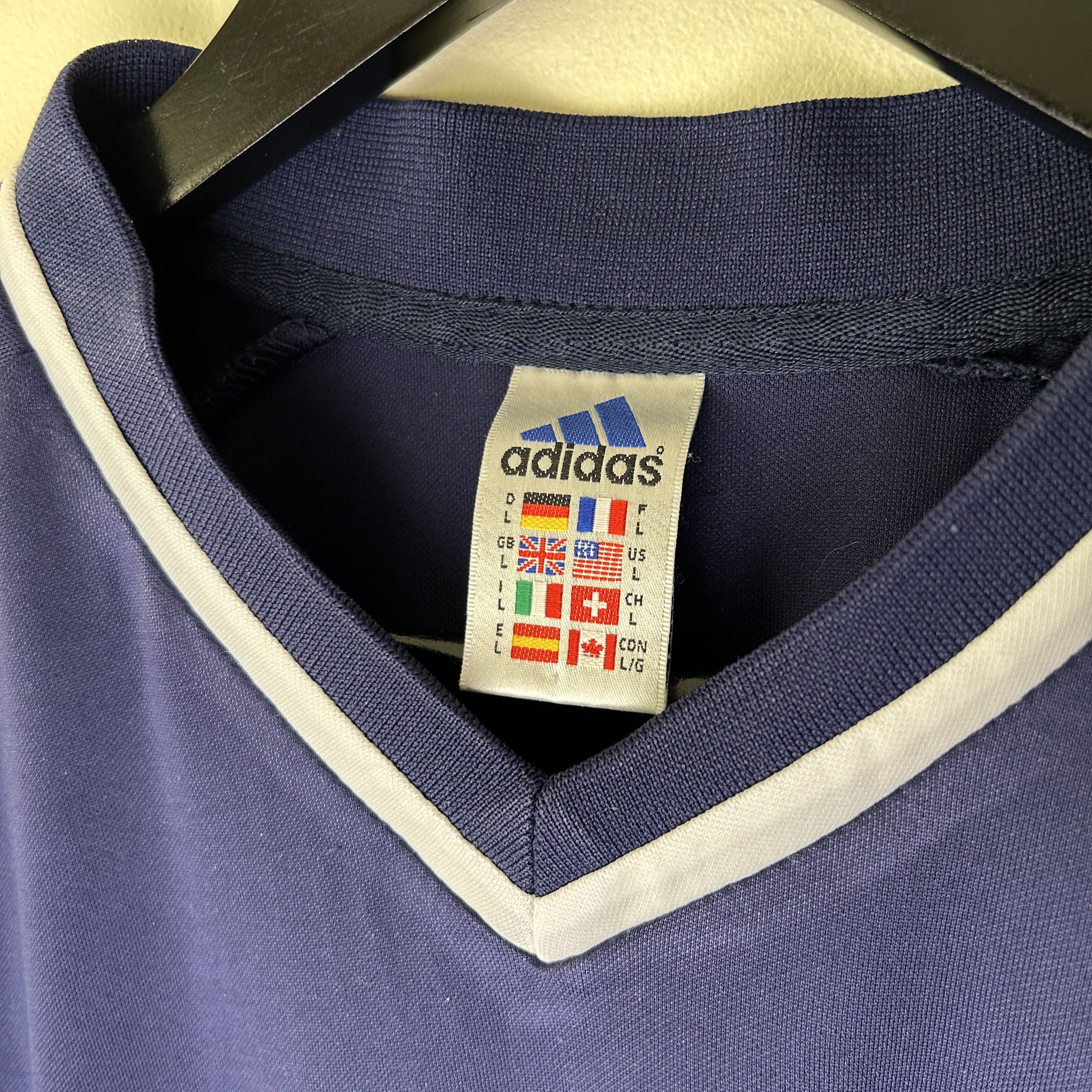 Vintage Vintage Adidas Argentina Soccer Jersey Size US XL / EU 56 / 4 - 4 Thumbnail