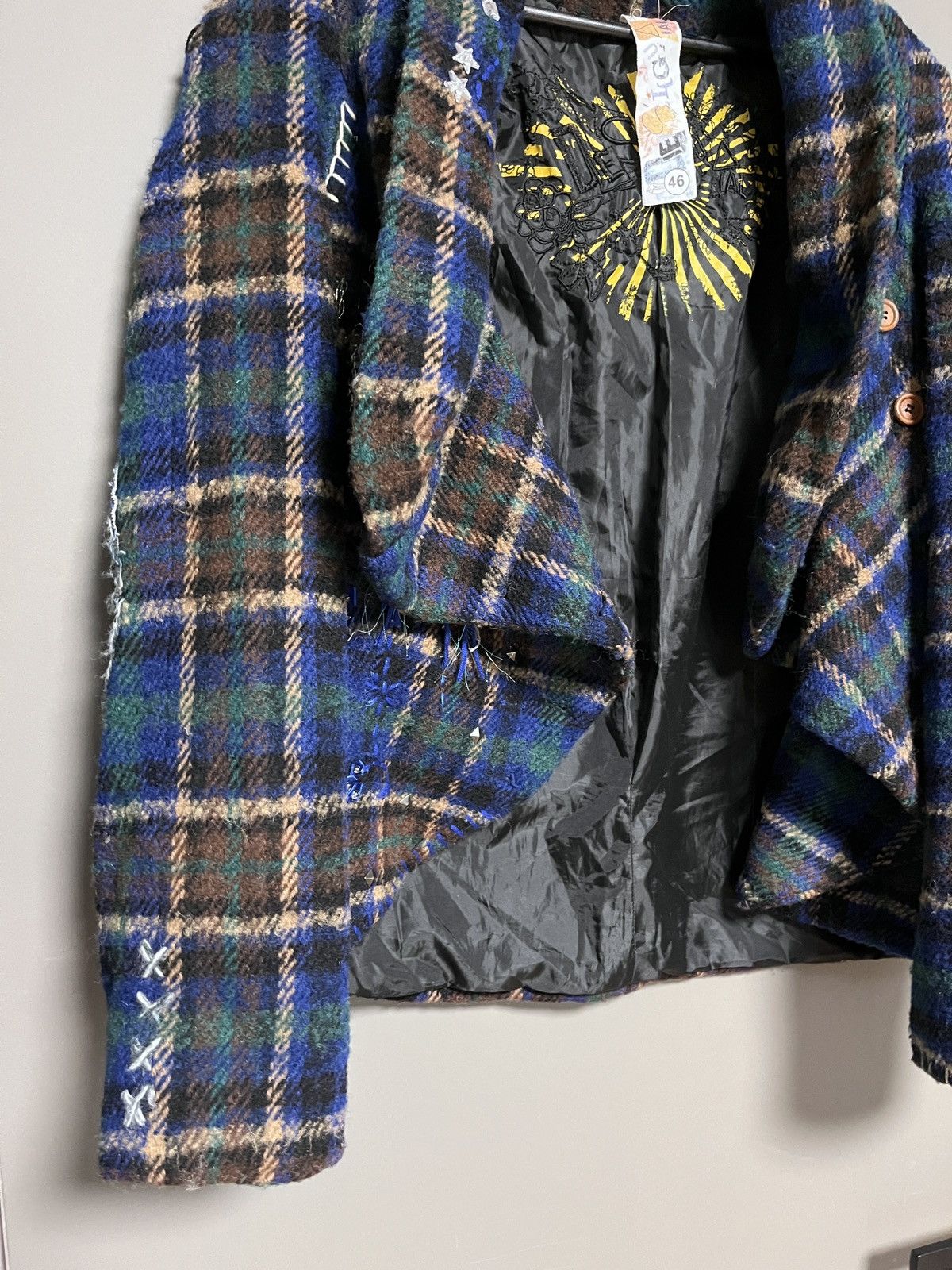 Desigual Desigual Hobo Style Wool Boho Jacket Size L / US 10 / IT 46 - 10 Thumbnail