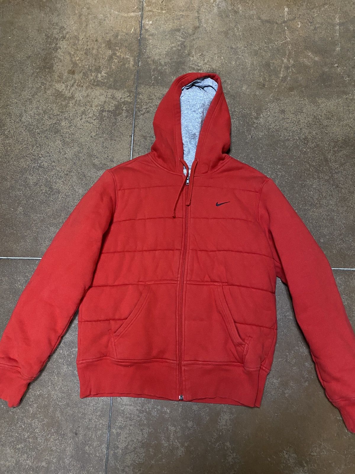 Nike Rare Vintage Nike Athletic Dept Puffer Style Sweater/ Hoodie Grailed