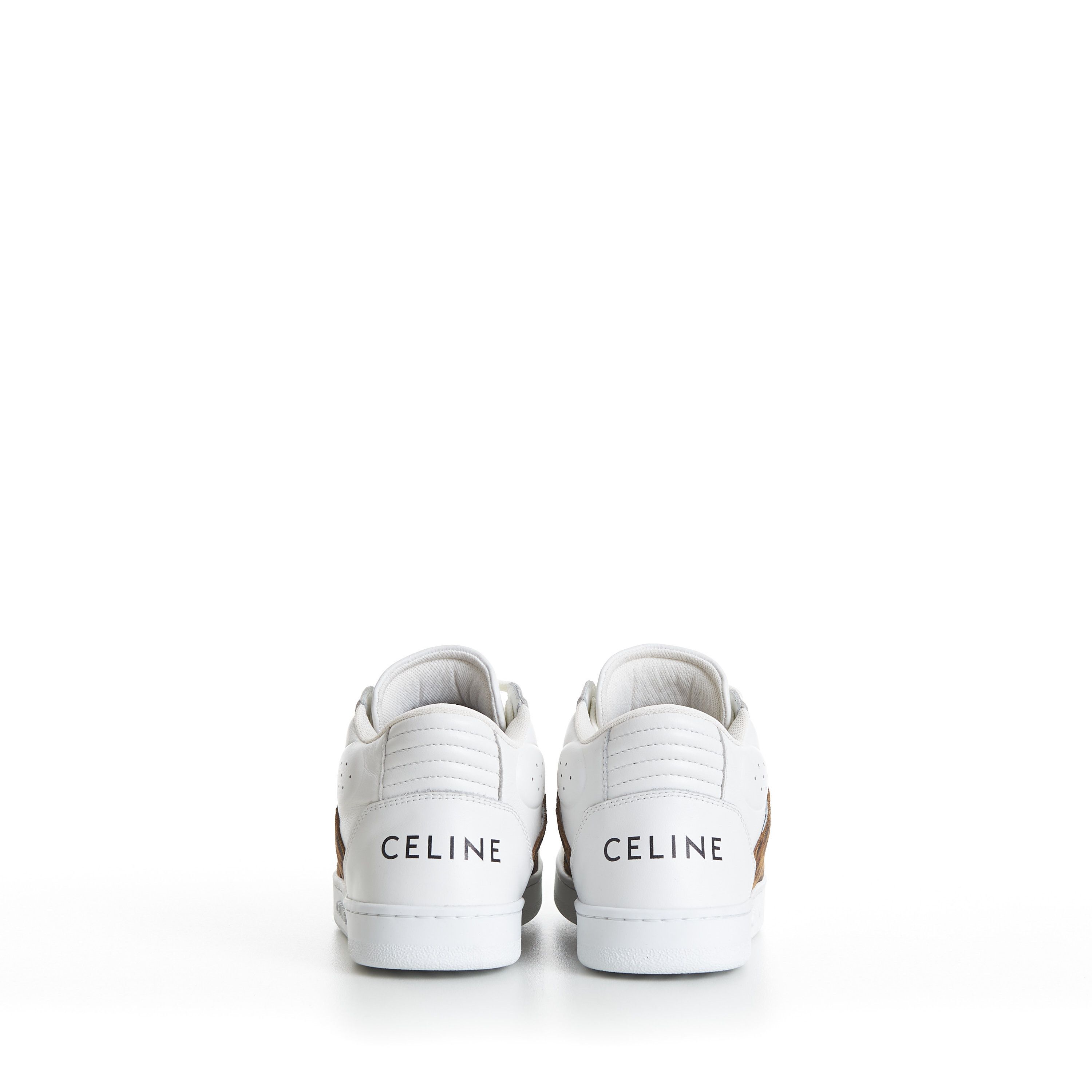 Celine CT-02 Celine Trainer Mid Sneaker With Scratch In Calfskin Size US 6 / IT 36 - 7 Thumbnail