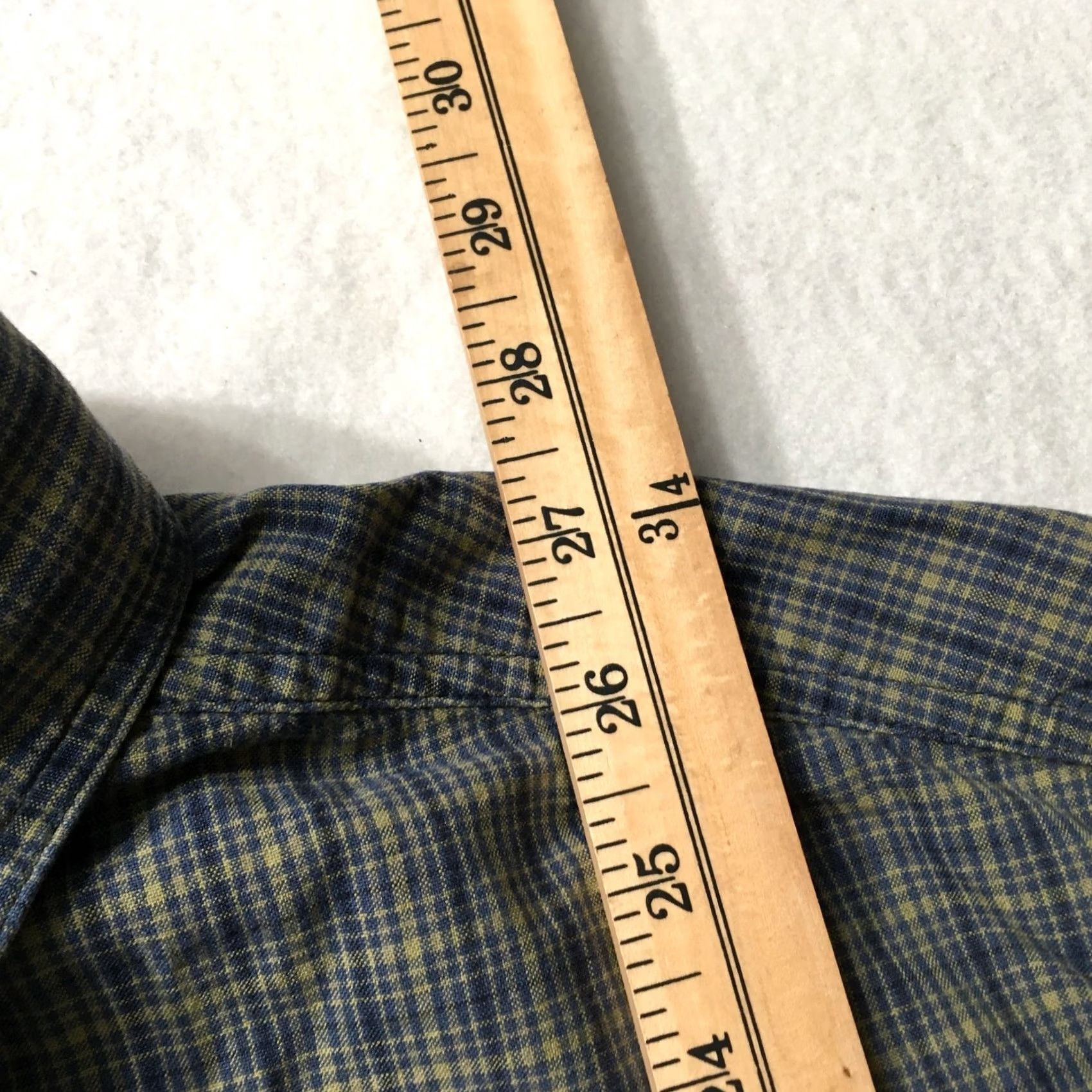 Vintage Woolrich Shirt Mens Large Green/Blue Plaid Button Down Long Sleeve CHECK Size US L / EU 52-54 / 3 - 7 Thumbnail