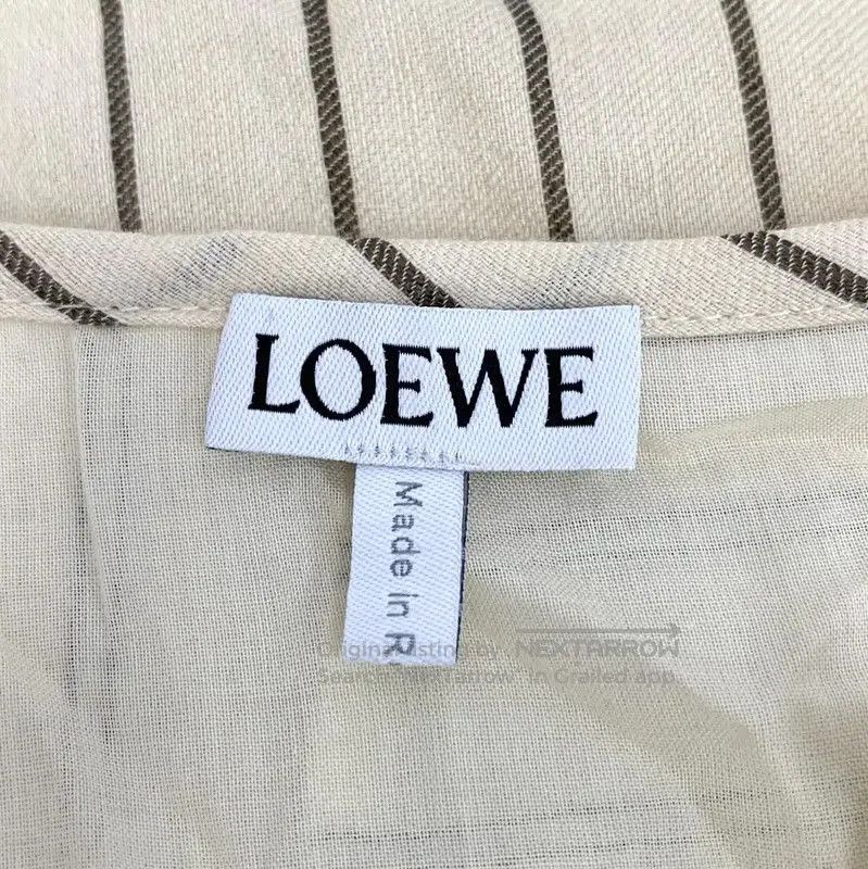 Loewe Loewe Color-Block Linen Dress in XS Size . Size XS / US 0-2 / IT 36-38 - 6 Thumbnail