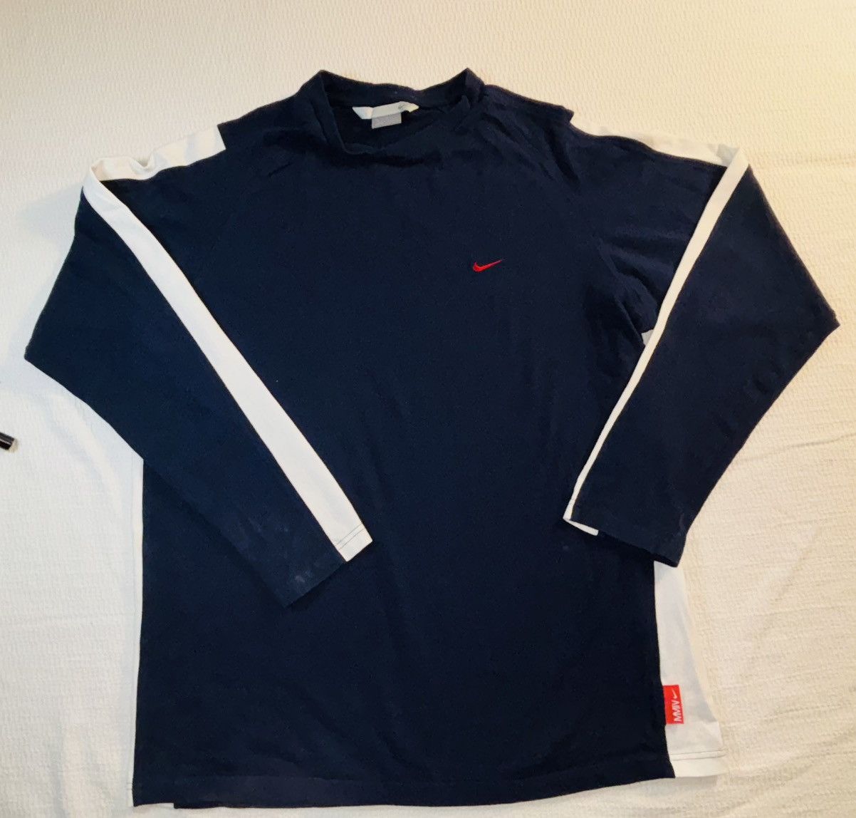 Nike VTG Nike long sleeve Size US XL / EU 56 / 4 - 1 Thumbnail