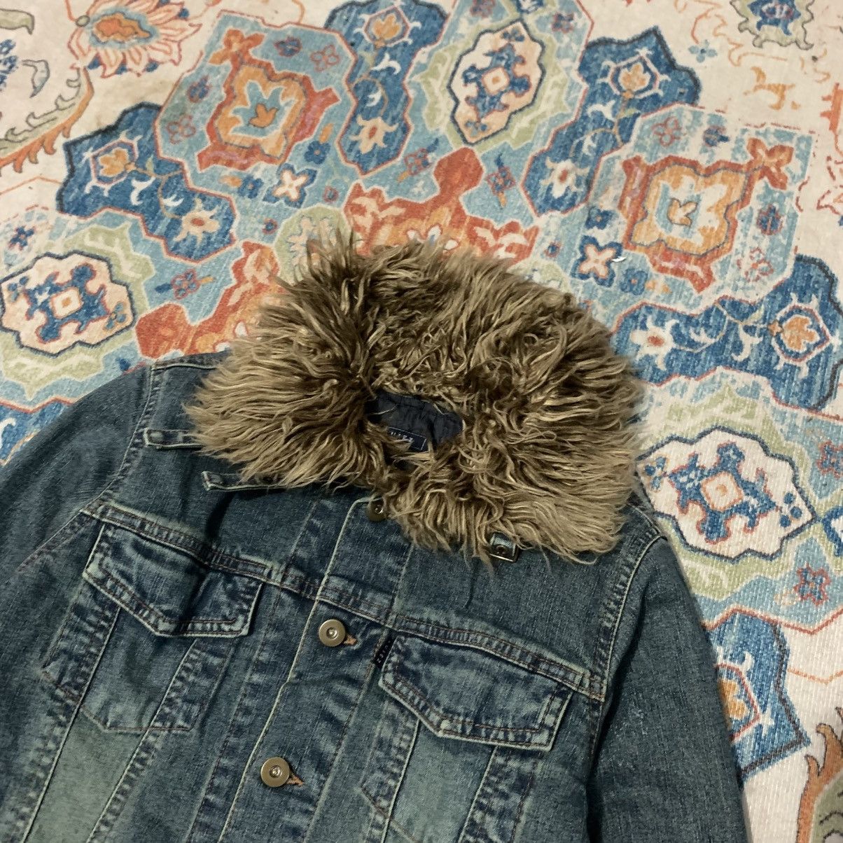 If Six Was Nine Vkei Luiez faux fur denim jacket ifsixwasnine Lgb kmrii Size US M / EU 48-50 / 2 - 2 Thumbnail