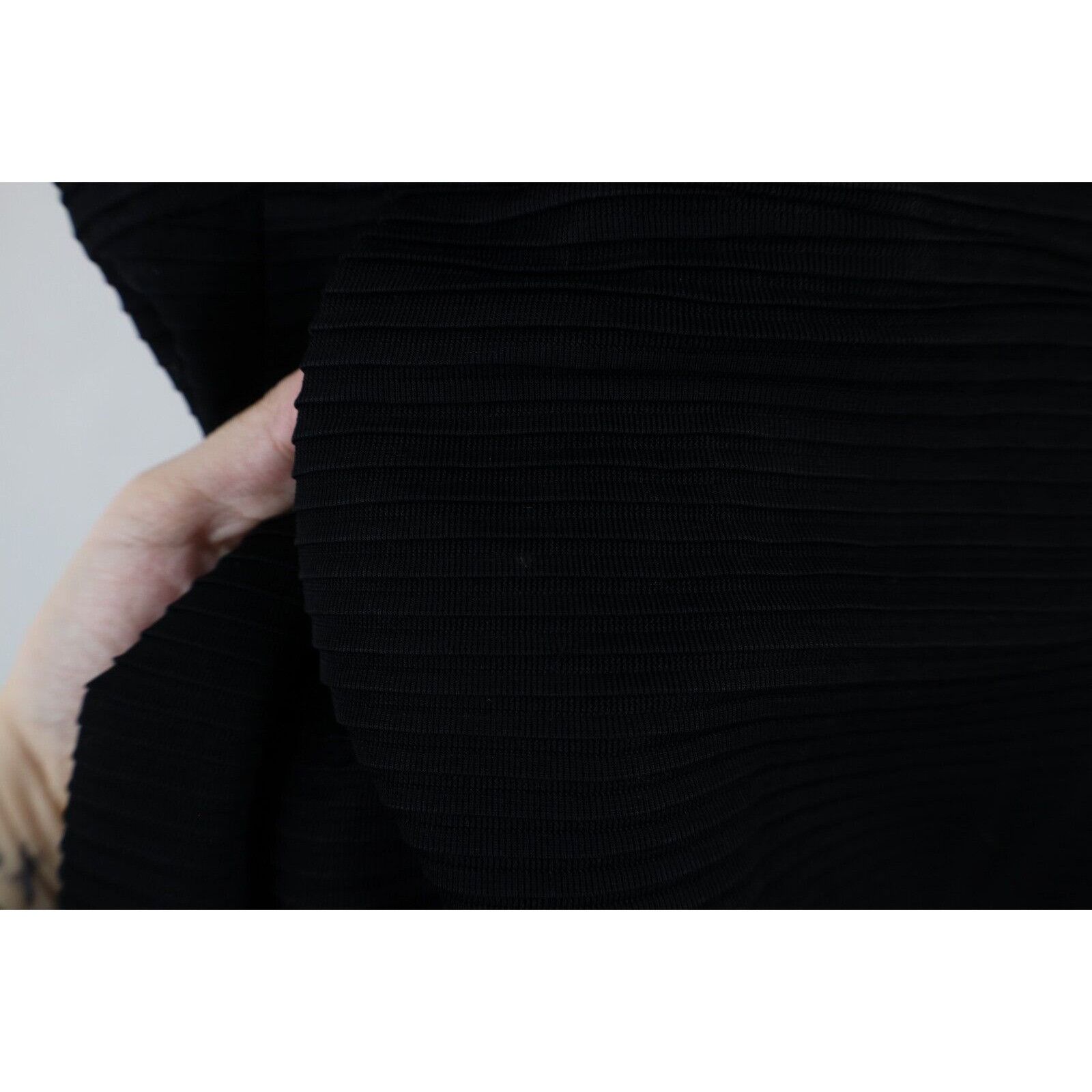 Vintage Vintage 50s 60s Rockabilly ]Distressed Satin Trim Dress Size M / US 6-8 / IT 42-44 - 6 Thumbnail