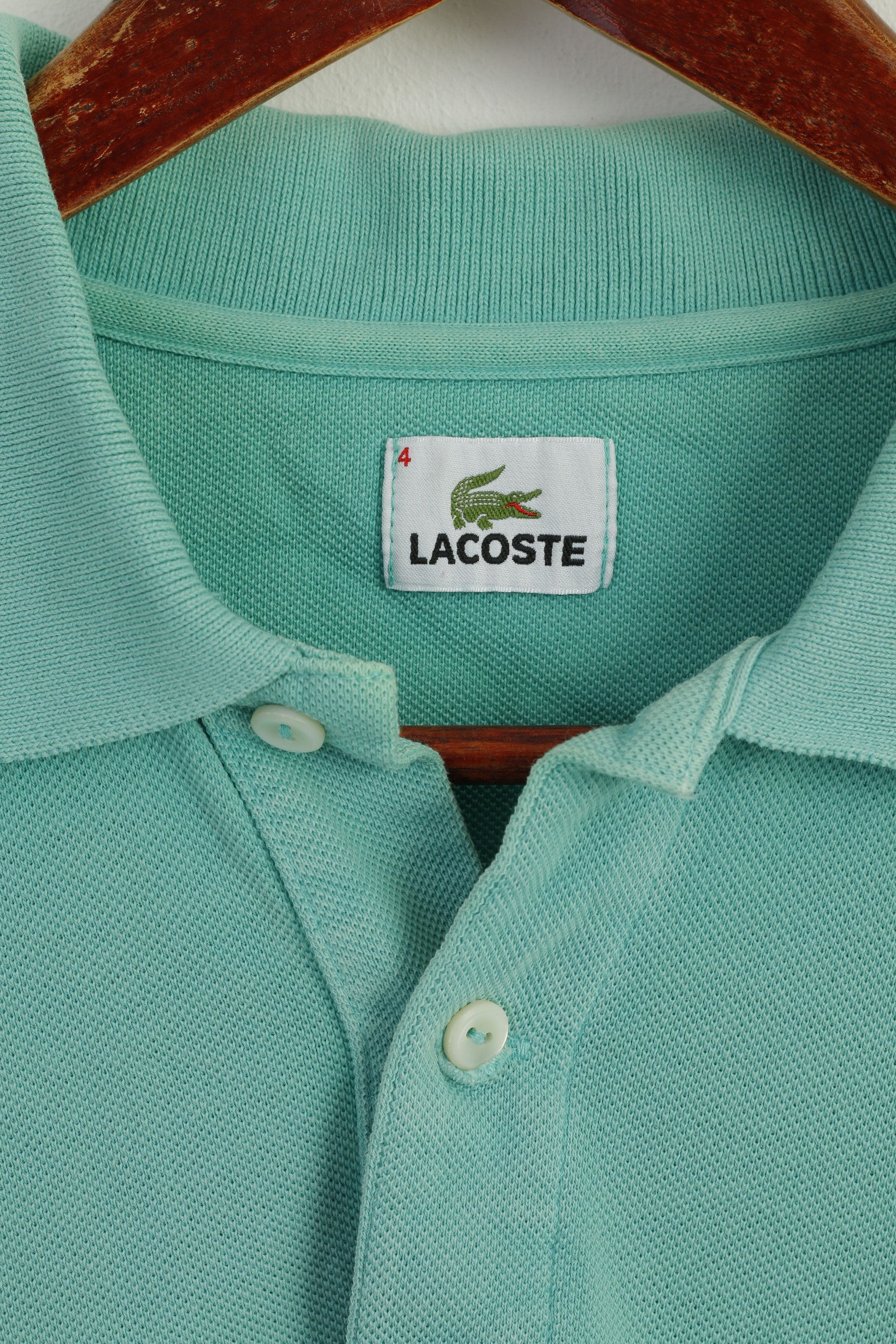 Lacoste Lacoste Men 4 L Polo Shirt Blue 100% Cotton 9010 Size US L / EU 52-54 / 3 - 4 Thumbnail