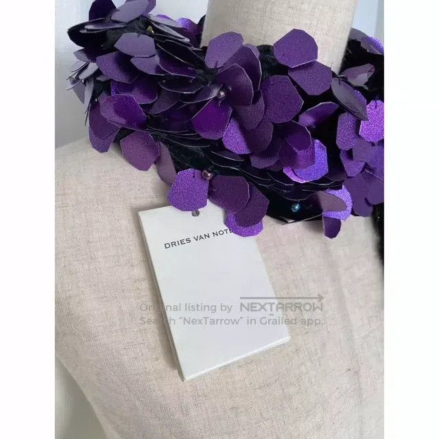 Dries Van Noten Dries Van Noten Feather shawl scarf Size ONE SIZE - 3 Thumbnail
