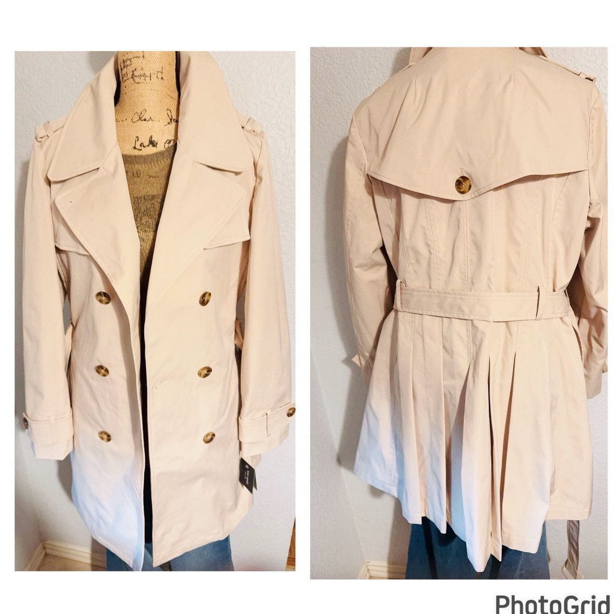 Kate Spade Kate Spade Belted Pleated Back Trench Coat NWT Size XL / US 12-14 / IT 48-50 - 8 Thumbnail