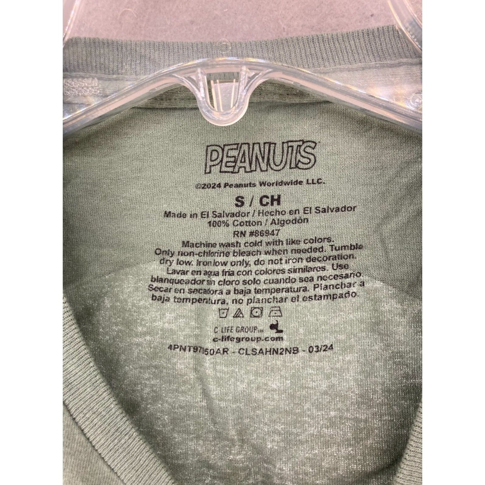 Peanuts Peanuts Graphic Print T-Shirt Women's Small Green Cowboy Snoopy Cap Sleeve Size S / US 4 / IT 40 - 5 Thumbnail