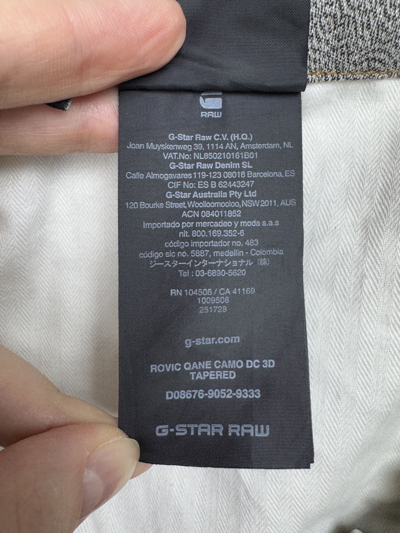 G-Star G-Star Raw Rovic Qane Camo DC 3D Tapered Desert Sand Pants Size US 33 - 11 Thumbnail