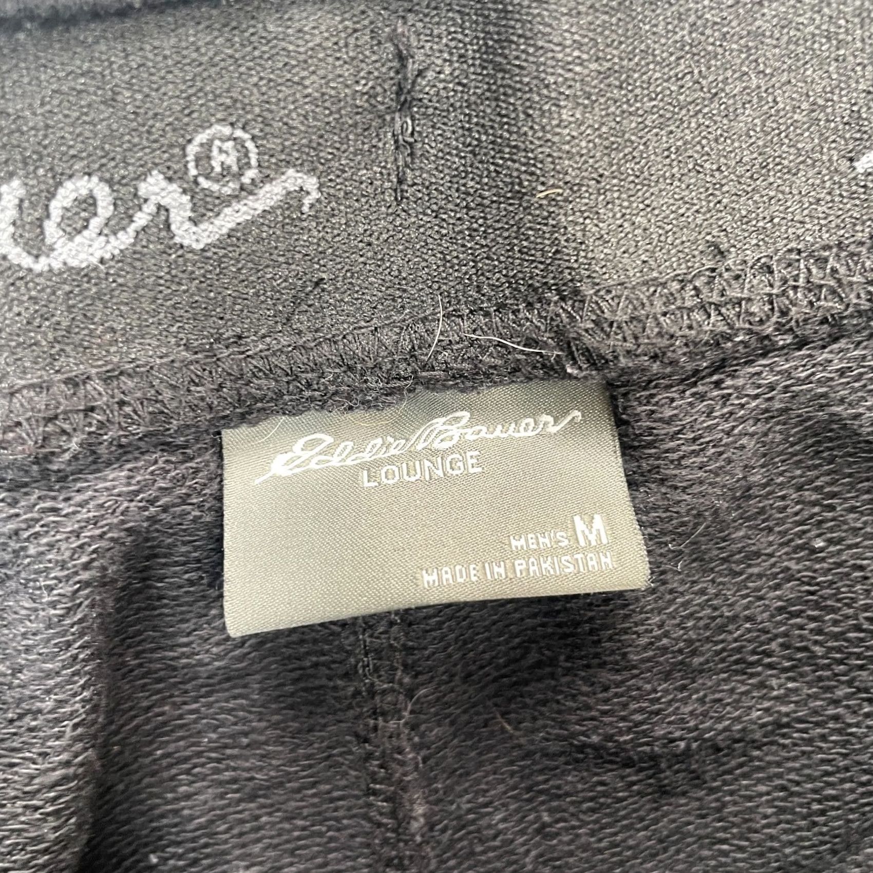Eddie Bauer Eddie Bauer Shorts Mens Medium Black Lounge French Terry Lined Cotton Drawstring Size US 31 - 3 Thumbnail