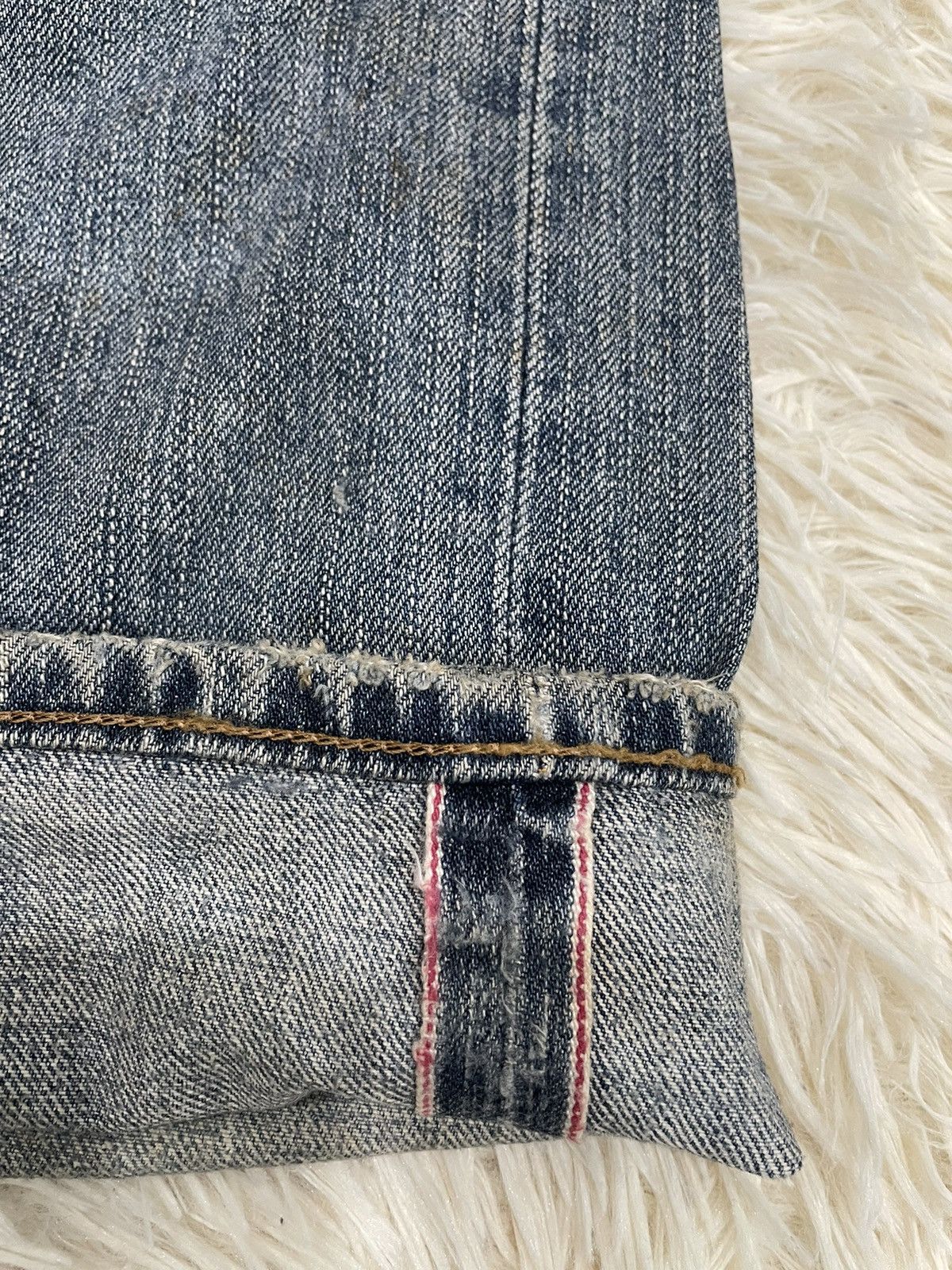 Edwin Final Drop‼️Distressed Vintage Edwin 505 Selvedge Denim Size US 32 / EU 48 - 15 Thumbnail