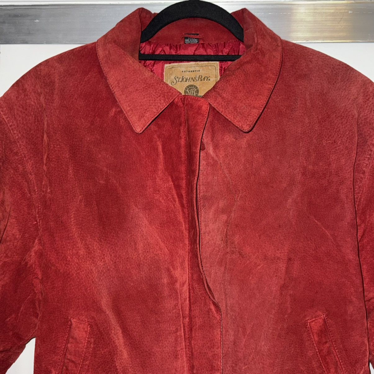 Vintage Vintage red suede jacket Size US S / EU 44-46 / 1 - 3 Thumbnail