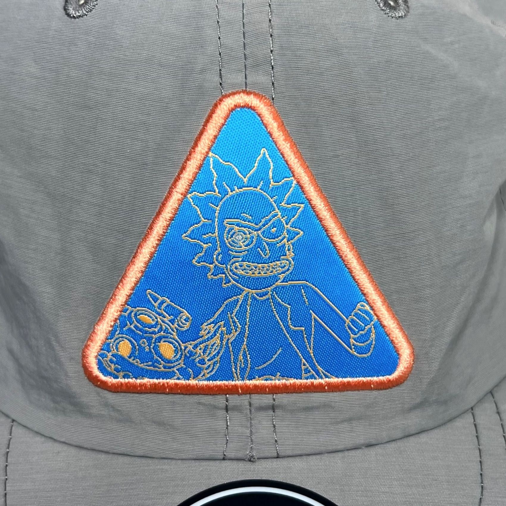 Vintage Rick and Morty Cap Hat Adjustable OSFM Adult Swim Bioworld Gray Blue Orange Logo Cap Hat Size ONE SIZE - 3 Thumbnail