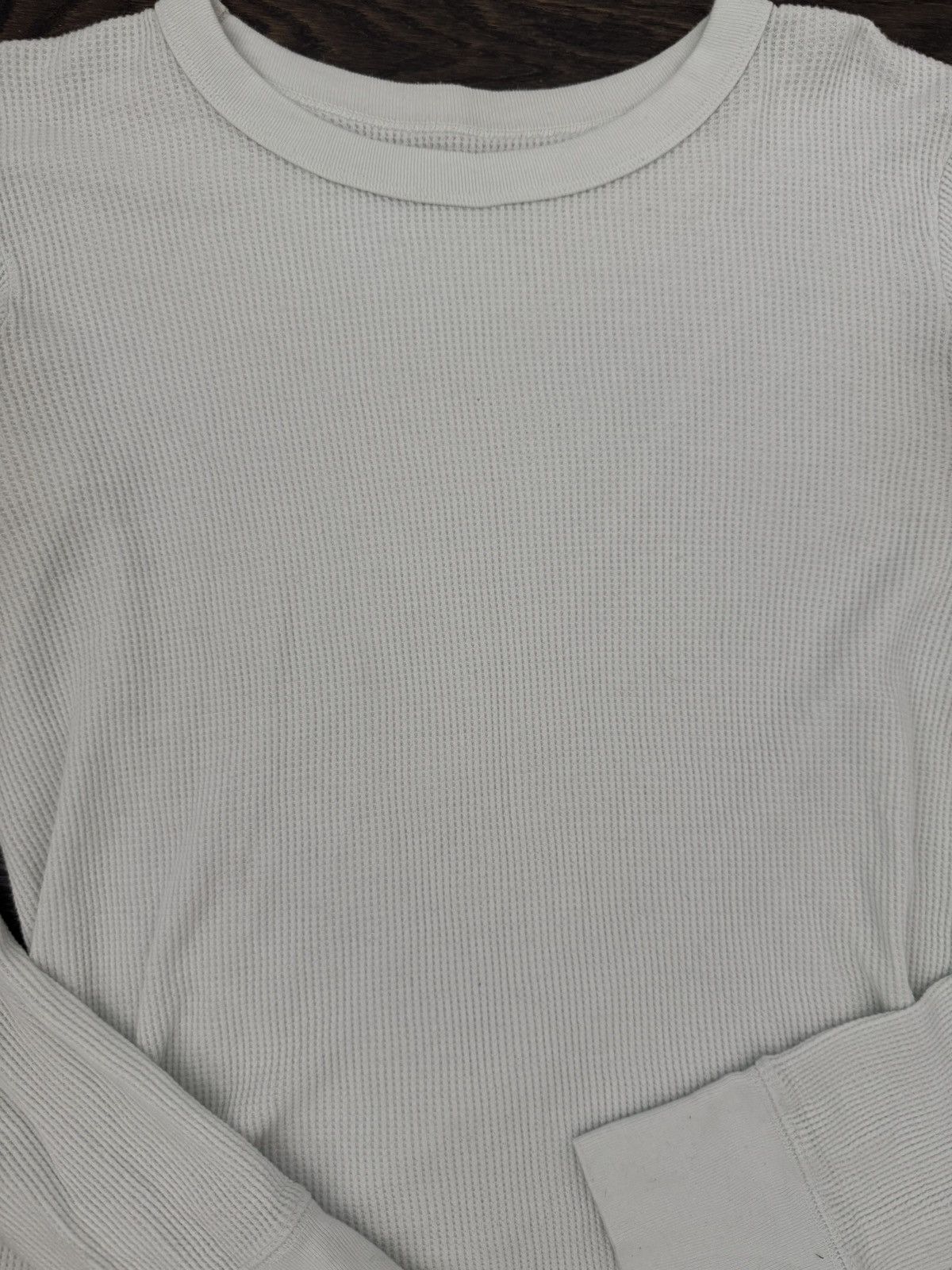 Vintage Vintage Tight Fitting Waffle Knit Long Sleeve Size US XS / EU 42 / 0 - 2 Thumbnail