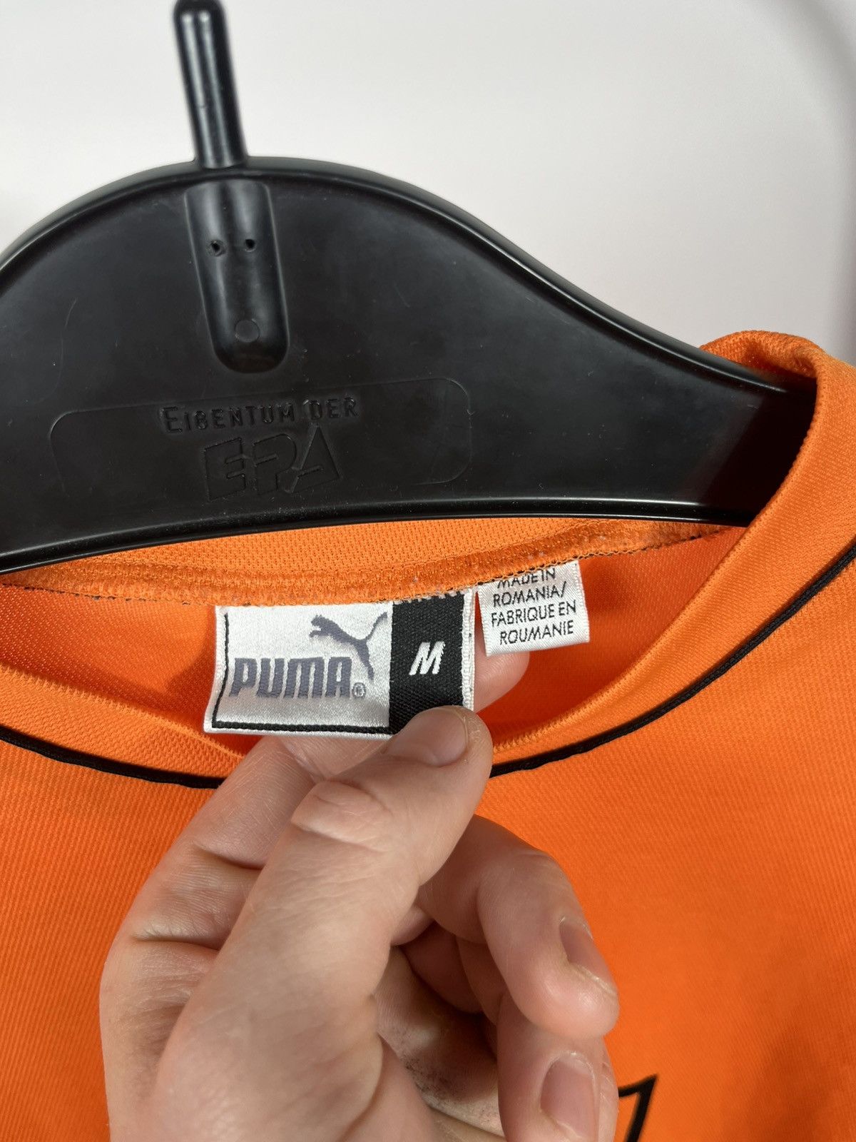Puma Puma Vintage Football Jersey Orange Long Sleeve Size M Size US M / EU 48-50 / 2 - 7 Thumbnail