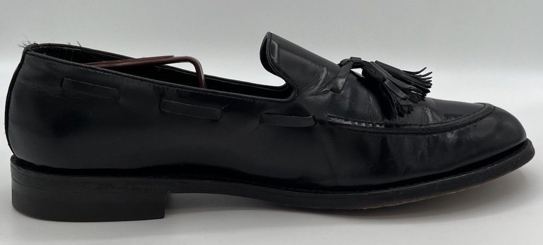 Florsheim Vintage Florsheim Imperial Tassel Black Leather Loafers 10B Size US 10 / EU 43 - 7 Thumbnail