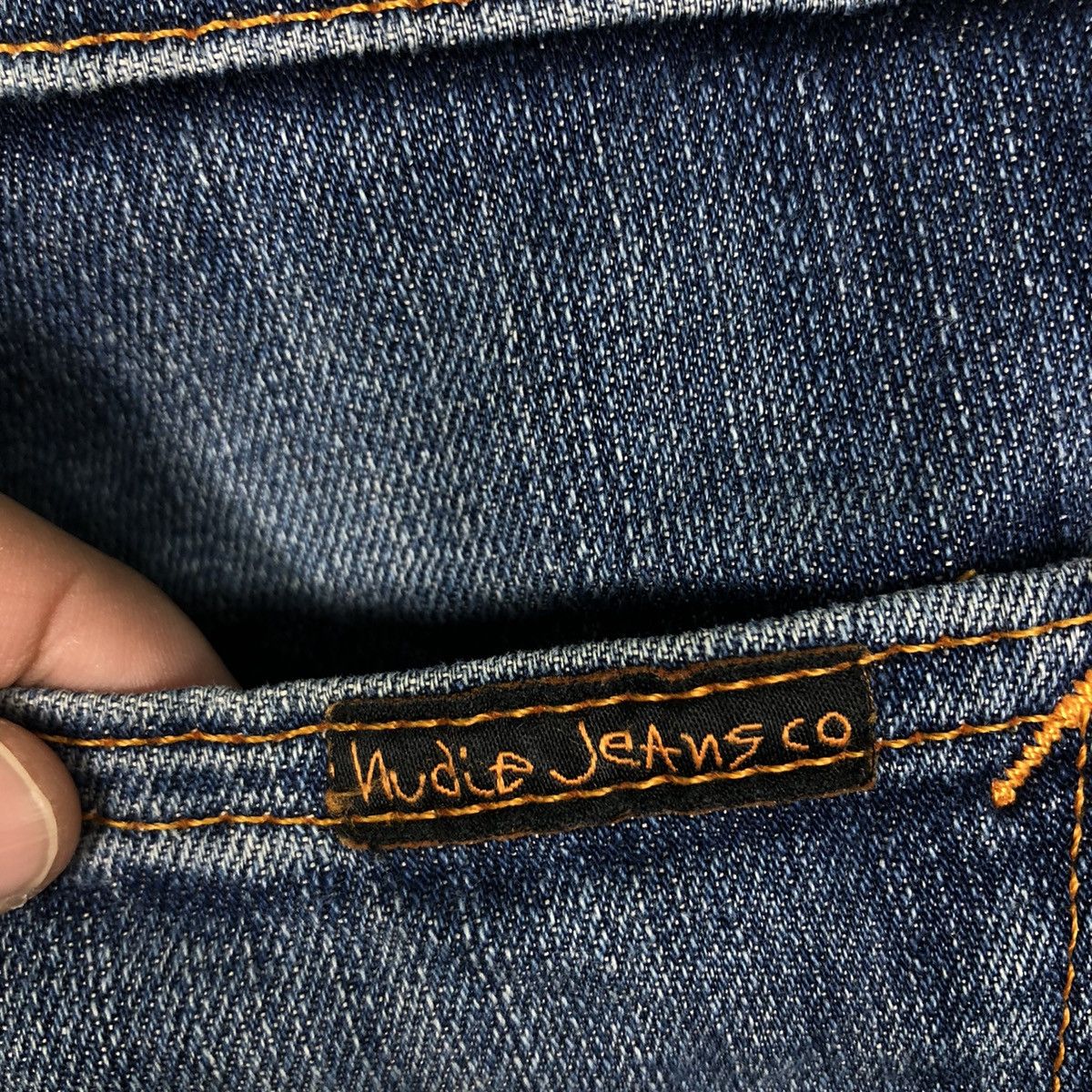 Japanese Brand 🔥Rare Skinny Cut Distressed Denim Jeans Nudie Japan Punk Size US 28 / EU 44 - 15 Thumbnail