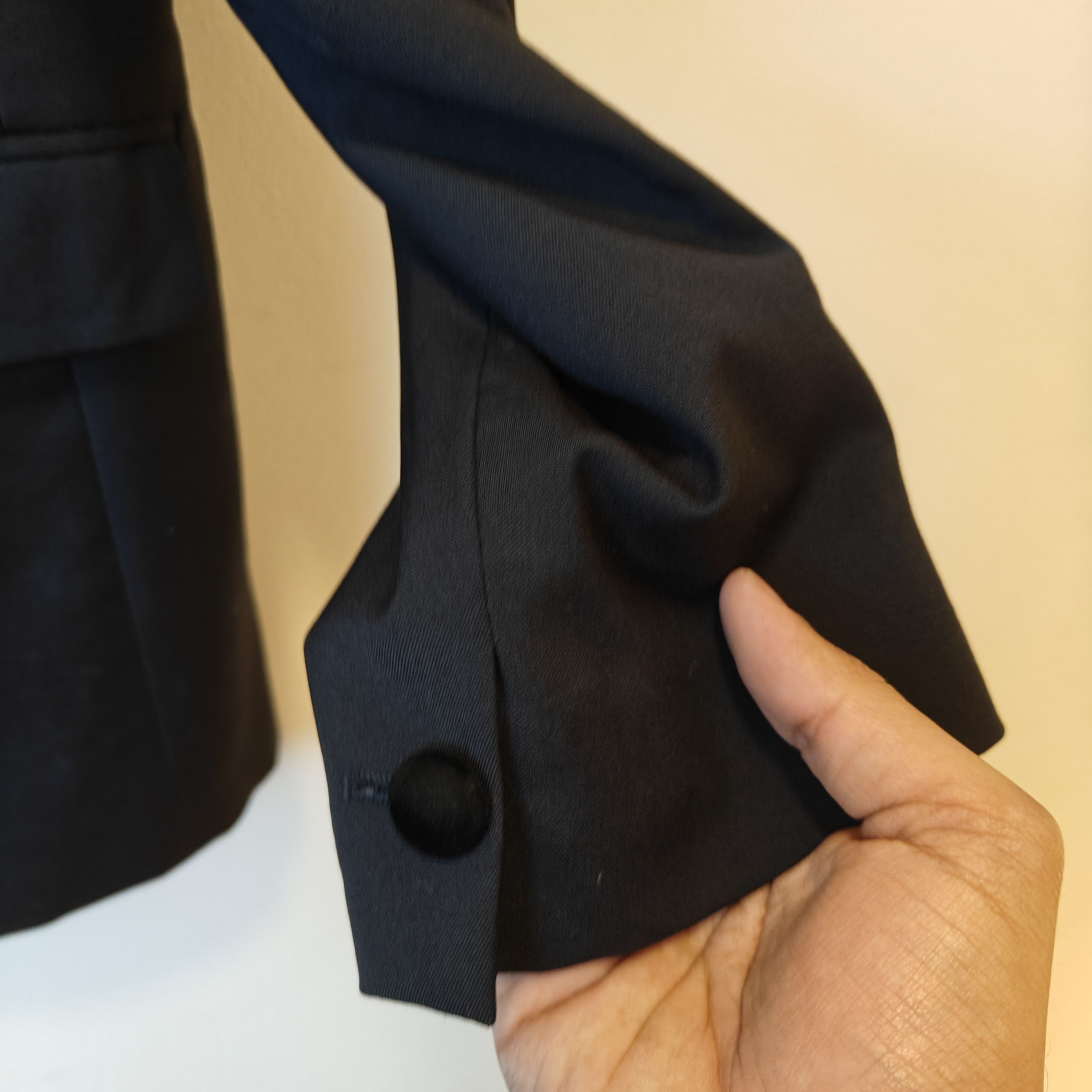 Maison Margiela Navy Tux Velvet Shawl Collar Blazer - mohair Size 48R - 9 Thumbnail