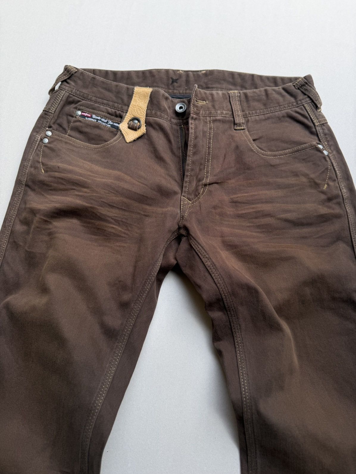 Japanese Brand Nicole club for men flare jeans Size US 31 - 2 Thumbnail