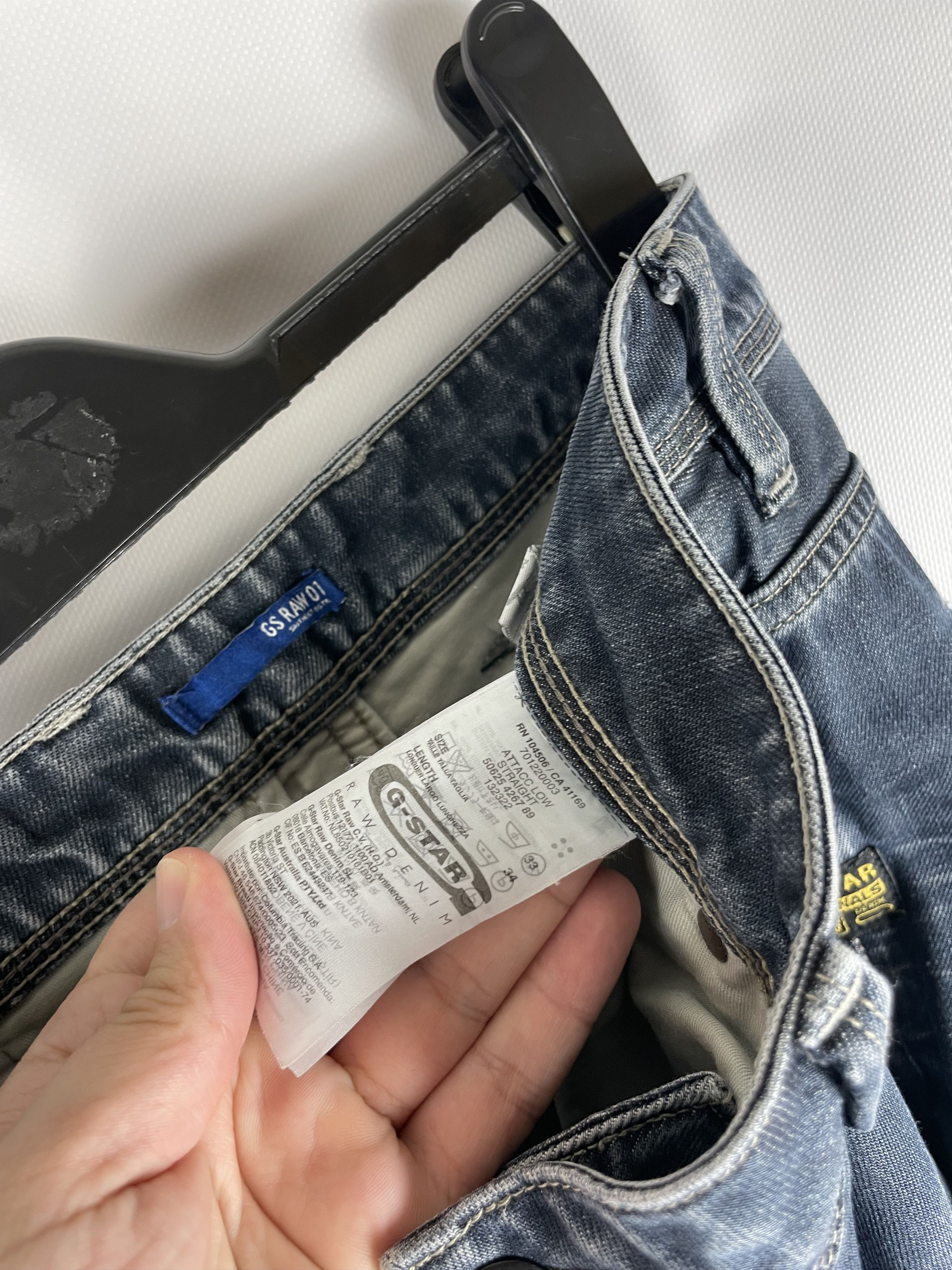 G-Star G-Star Raw Jeans Denim Pants Size US 33 - 6 Thumbnail
