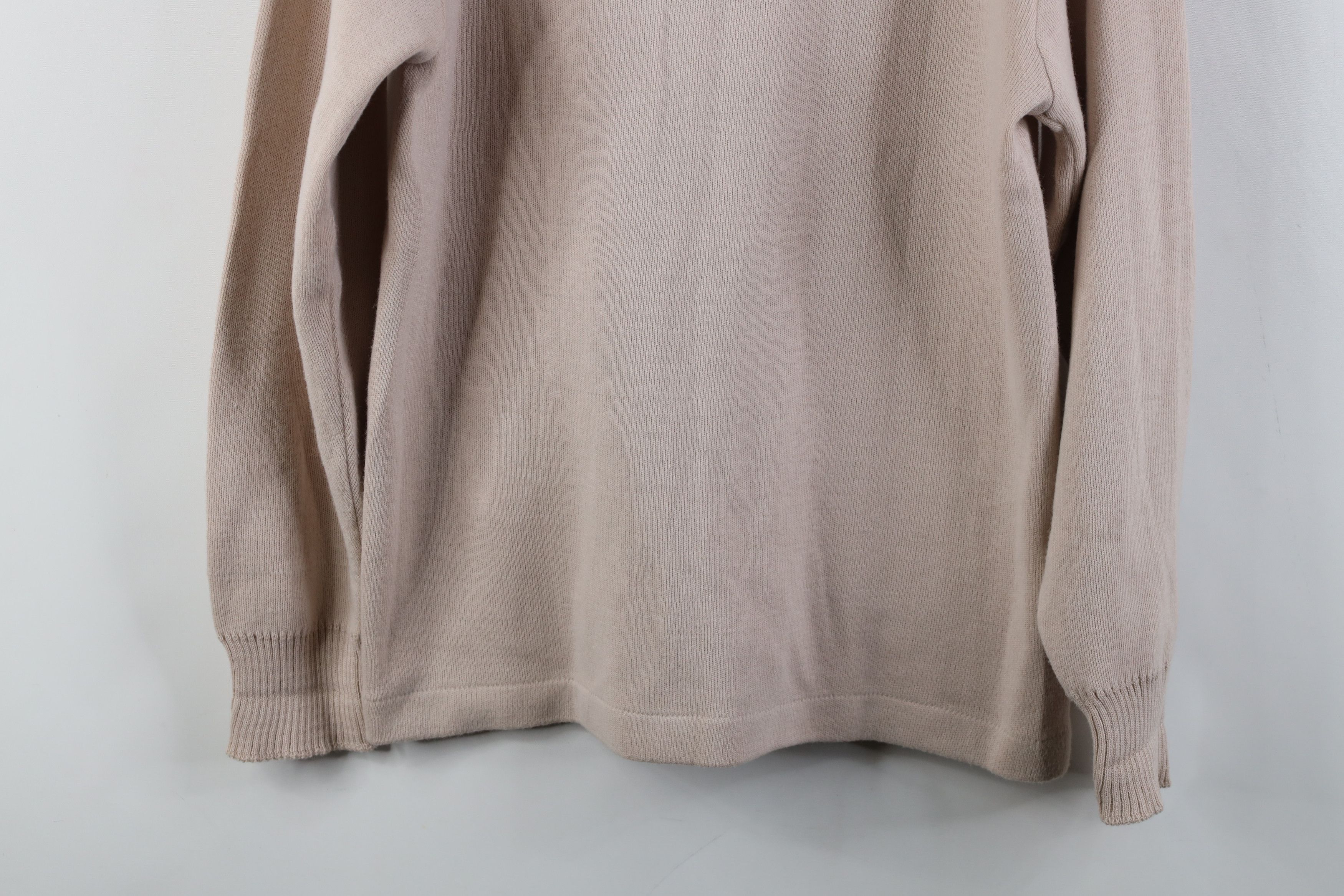 Vintage Vintage 50s Penneys Knit Button Cardigan Sweater Taupe USA Size US XXL / EU 58 / 5 - 12 Thumbnail