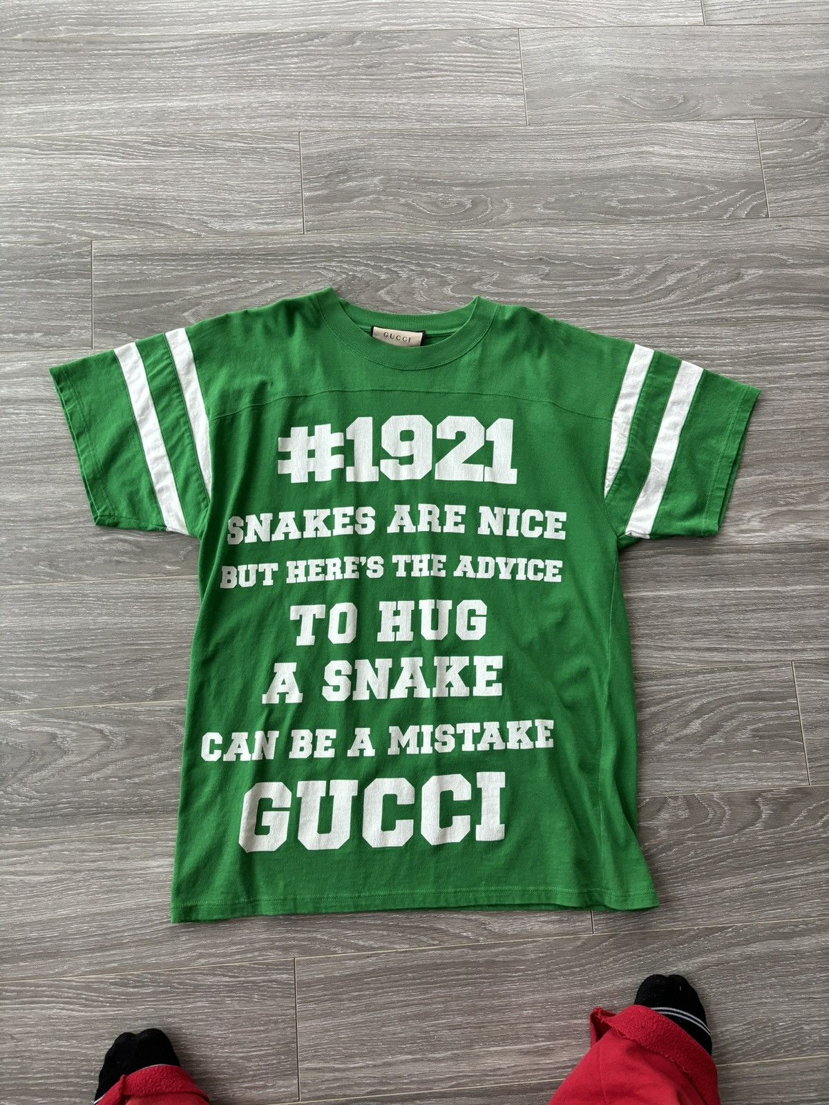 Gucci GUCCI SS21 1921 Series To Hug a Snake Alphabet Printing 