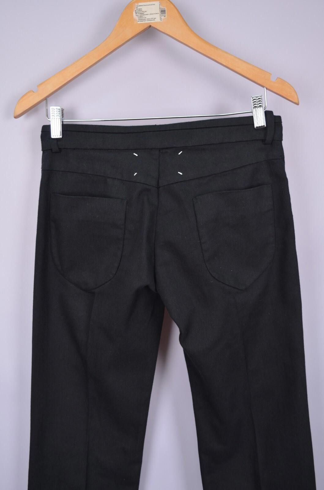 Maison Margiela Maison Margiela S/S 2010 Flat Front Black Pants Sz 42 Bnwt! Size 38" / US 16 / IT 52 - 8 Thumbnail