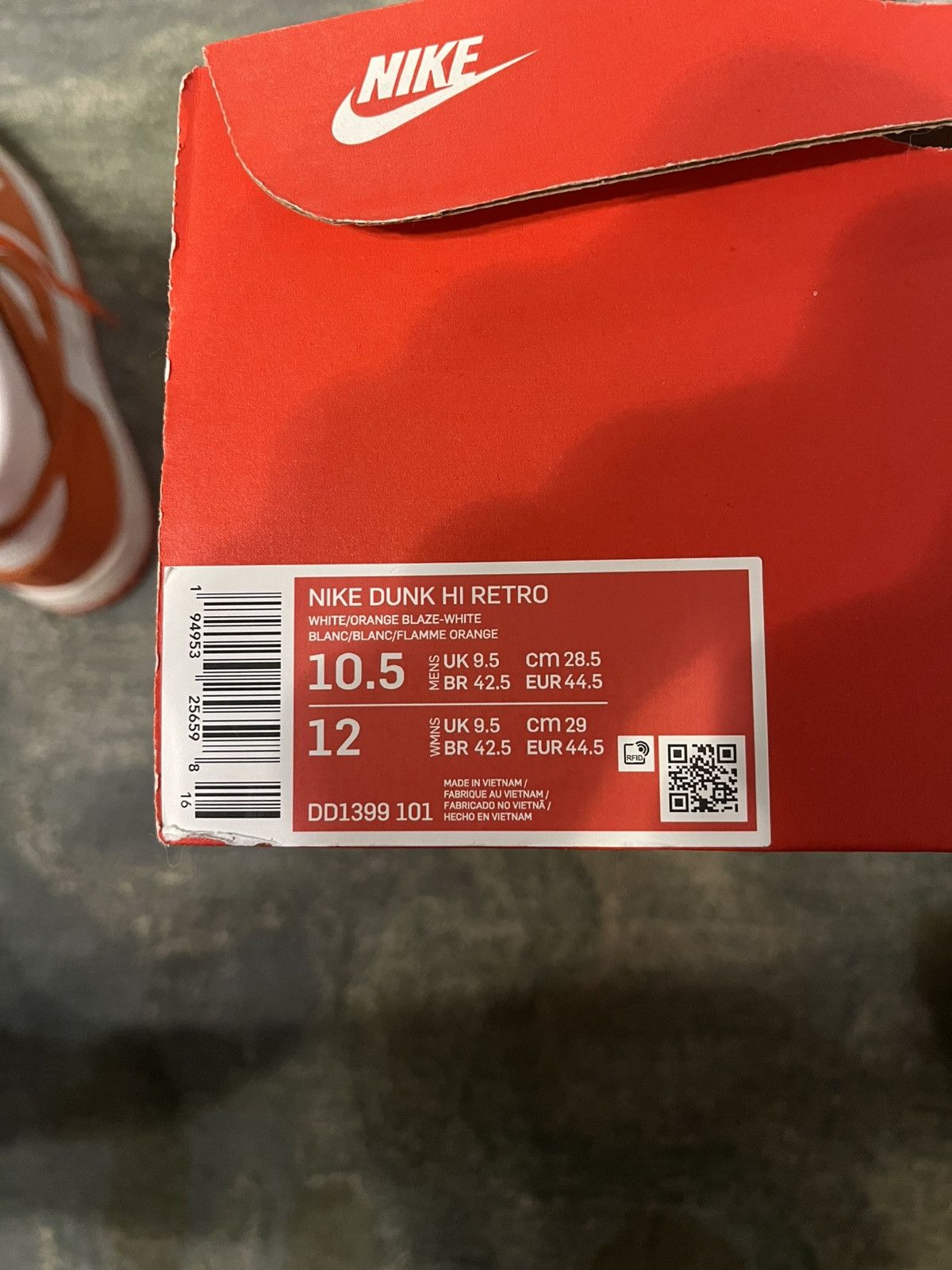 Nike Nike Dunk High ‘Syracuse’ Size US 10.5 / EU 43-44 - 7 Thumbnail